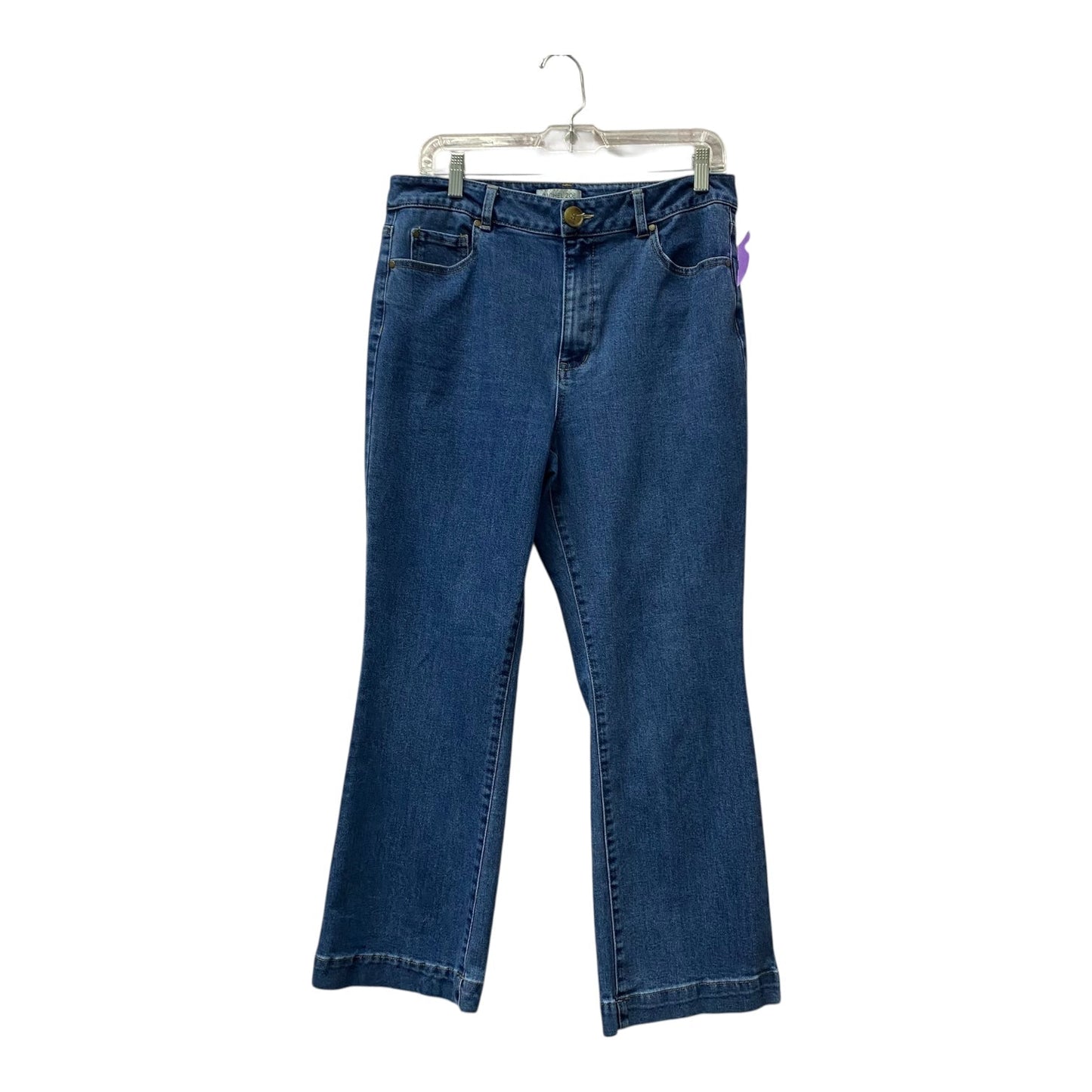 Jeans Flared By Rachel Zoe In Blue Denim, Size:12