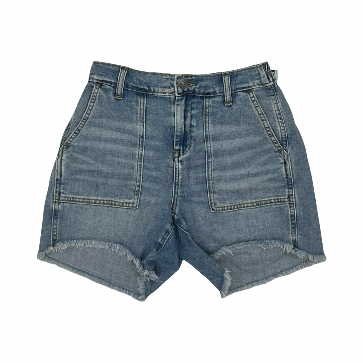 Shorts By Aerie In Blue Denim, Size:Xs