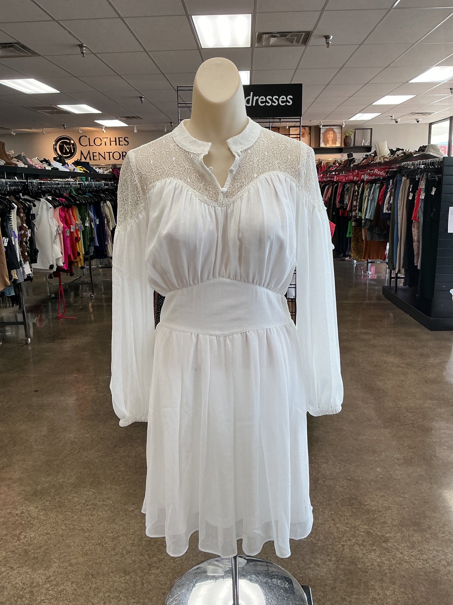 Dress Casual Short By Current Air In White, Size:L