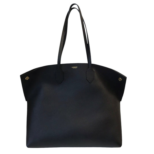 Tote Luxury Designer By Burberry In Black, Size:Large