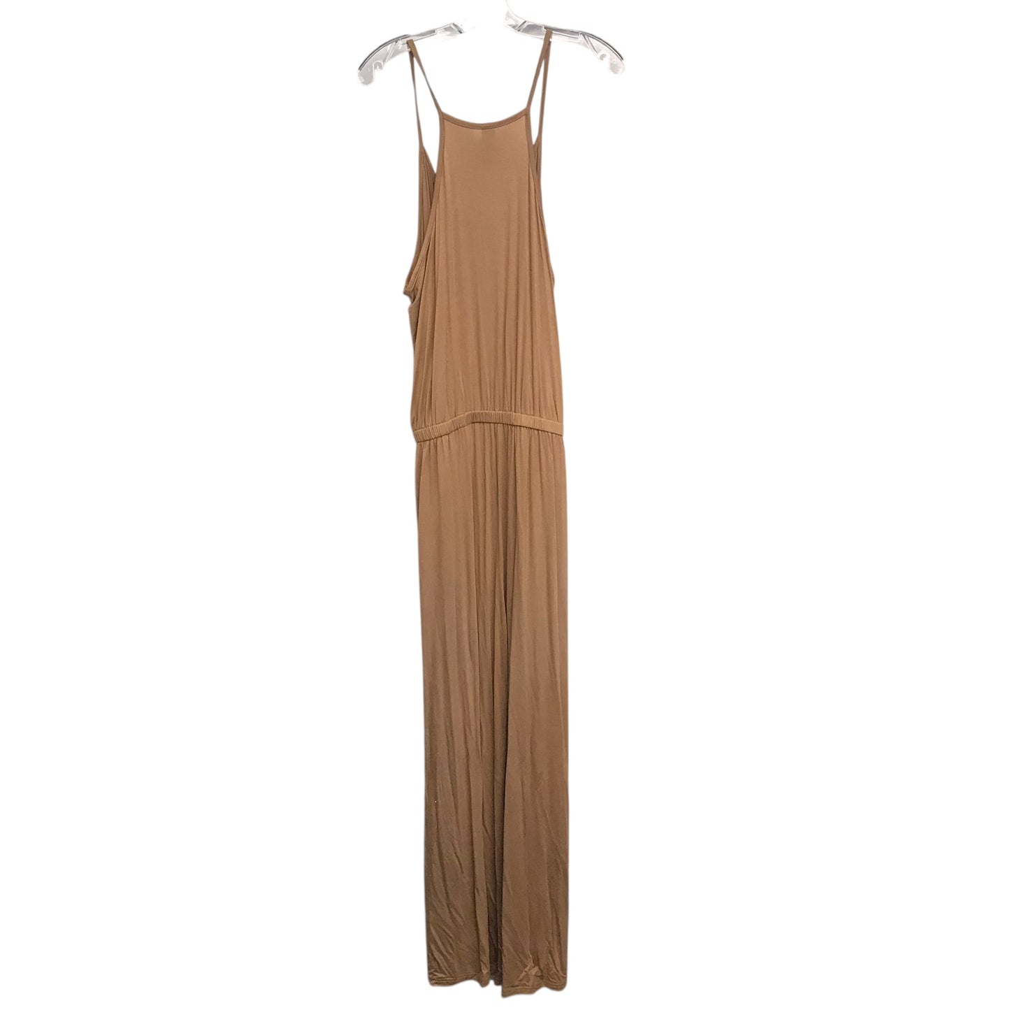 Jumpsuit In Tan, Size:Xl