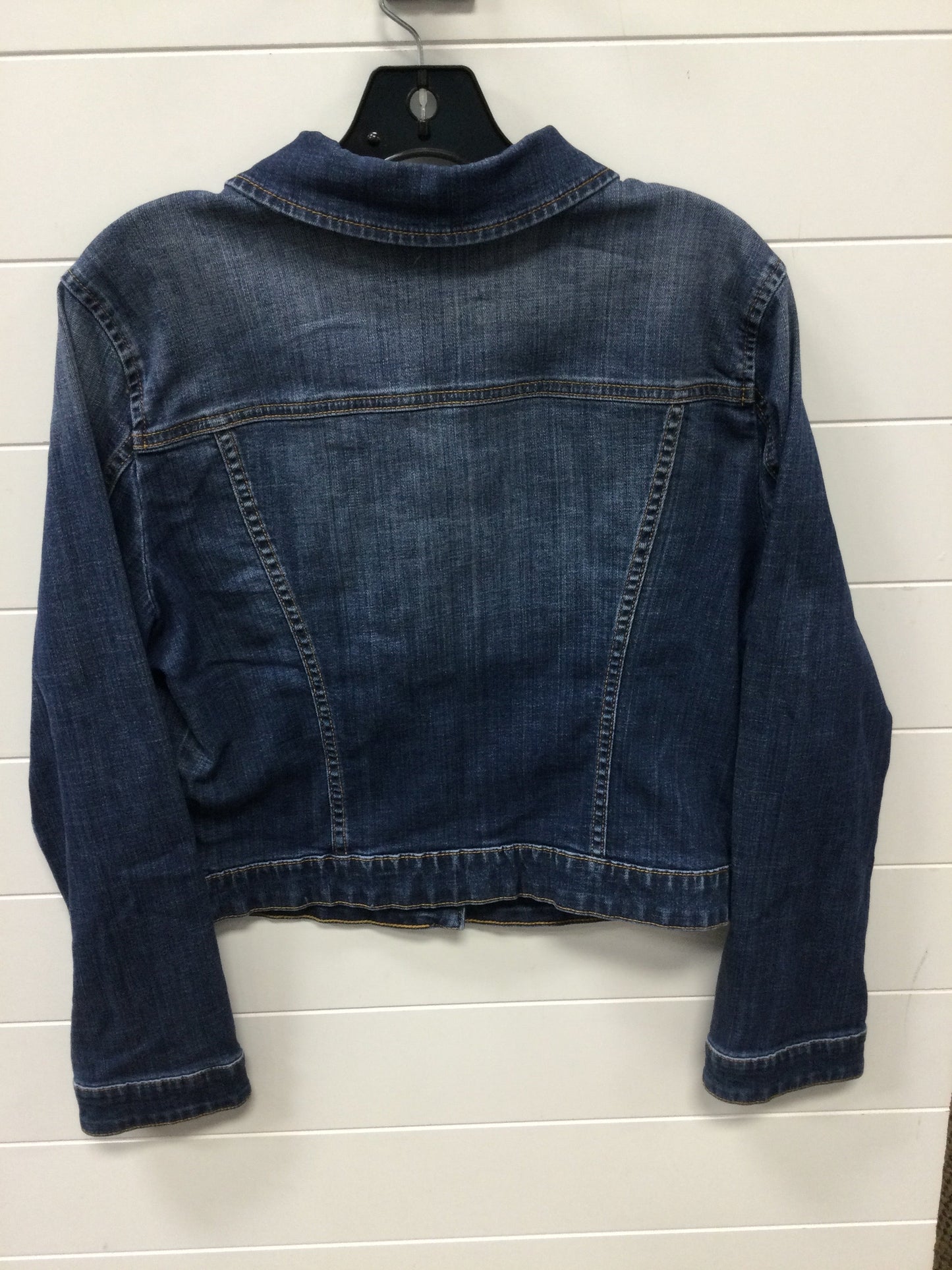 Jacket Denim By Elle In Blue Denim, Size:L