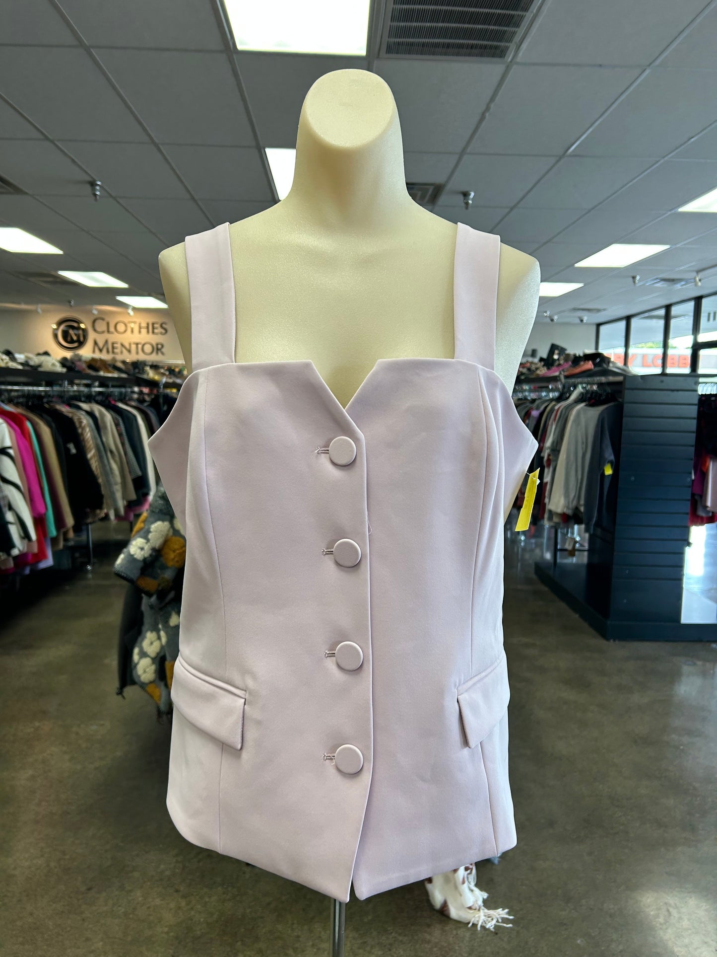 Top Sleeveless By Drew In Purple, Size:L