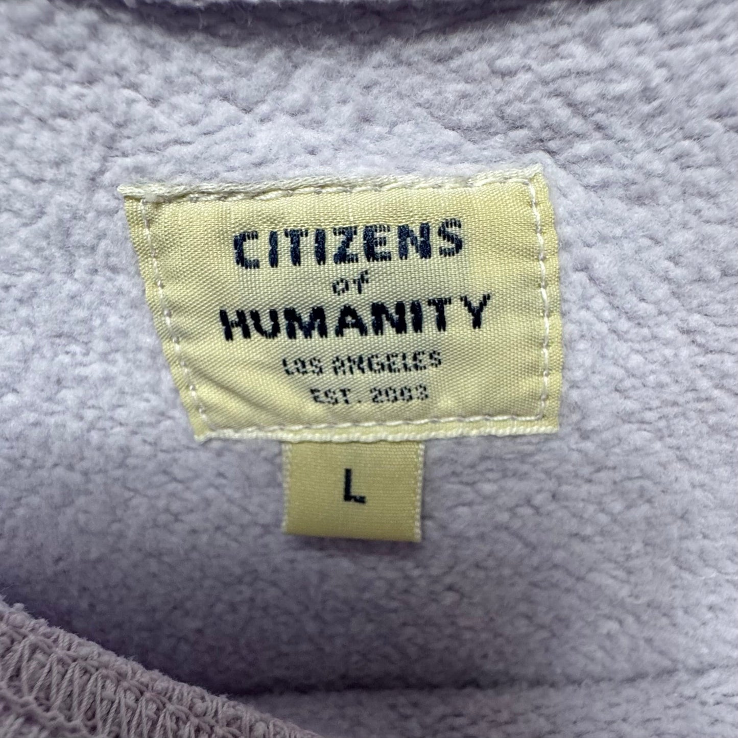 Top Long Sleeve By Citizens Of Humanity In Purple, Size: L