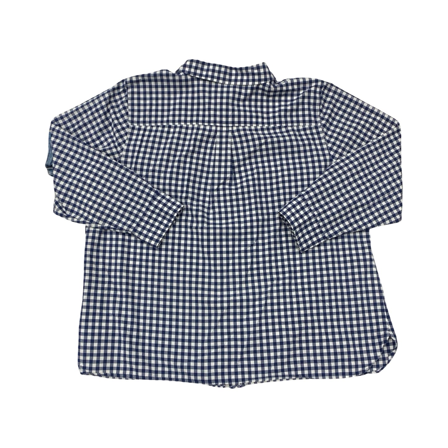 Top Ls By Talbots In Checkered Pattern, Size:3X