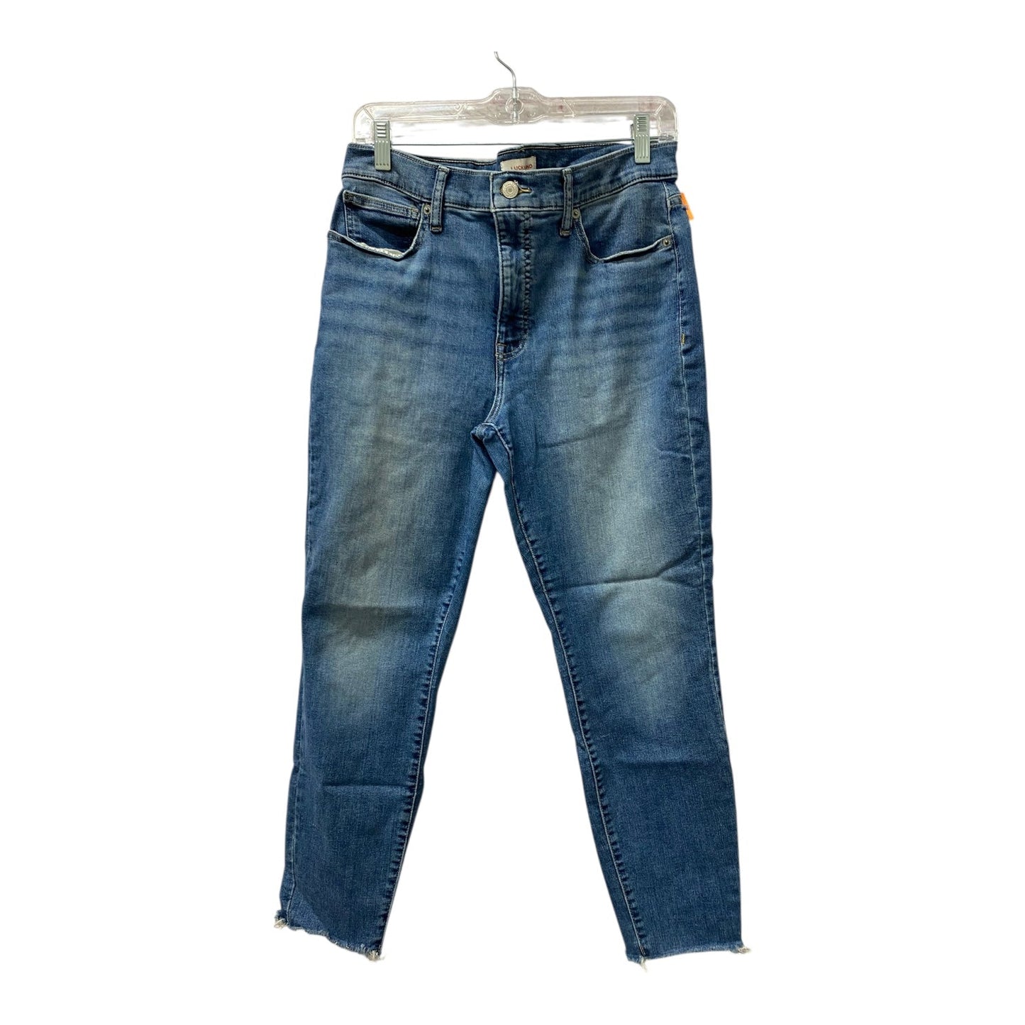 Jeans Cropped By Lucky Brand In Blue, Size:12