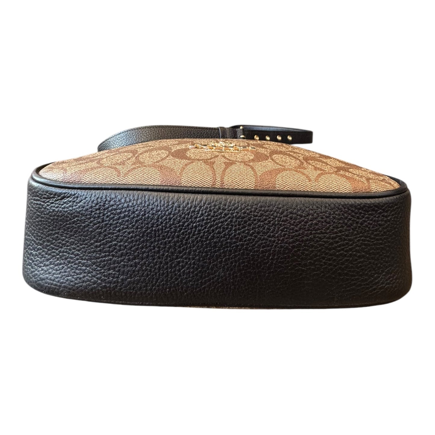 Handbag Designer By Coach In Black & Brown, Size:Medium