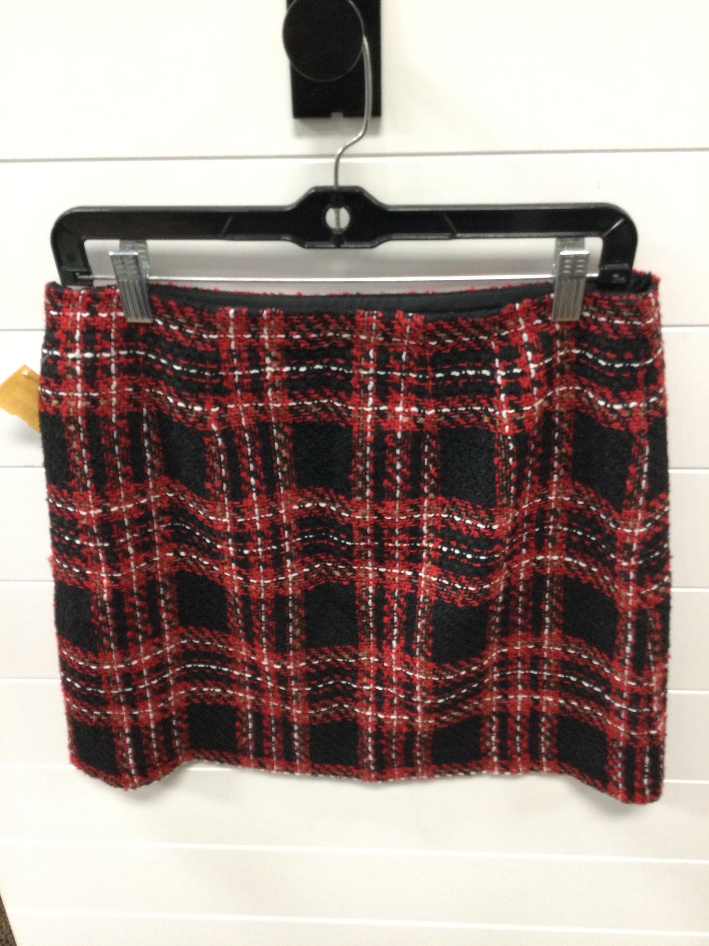 Skirt Mini & Short By Loft In Black & Red, Size:6