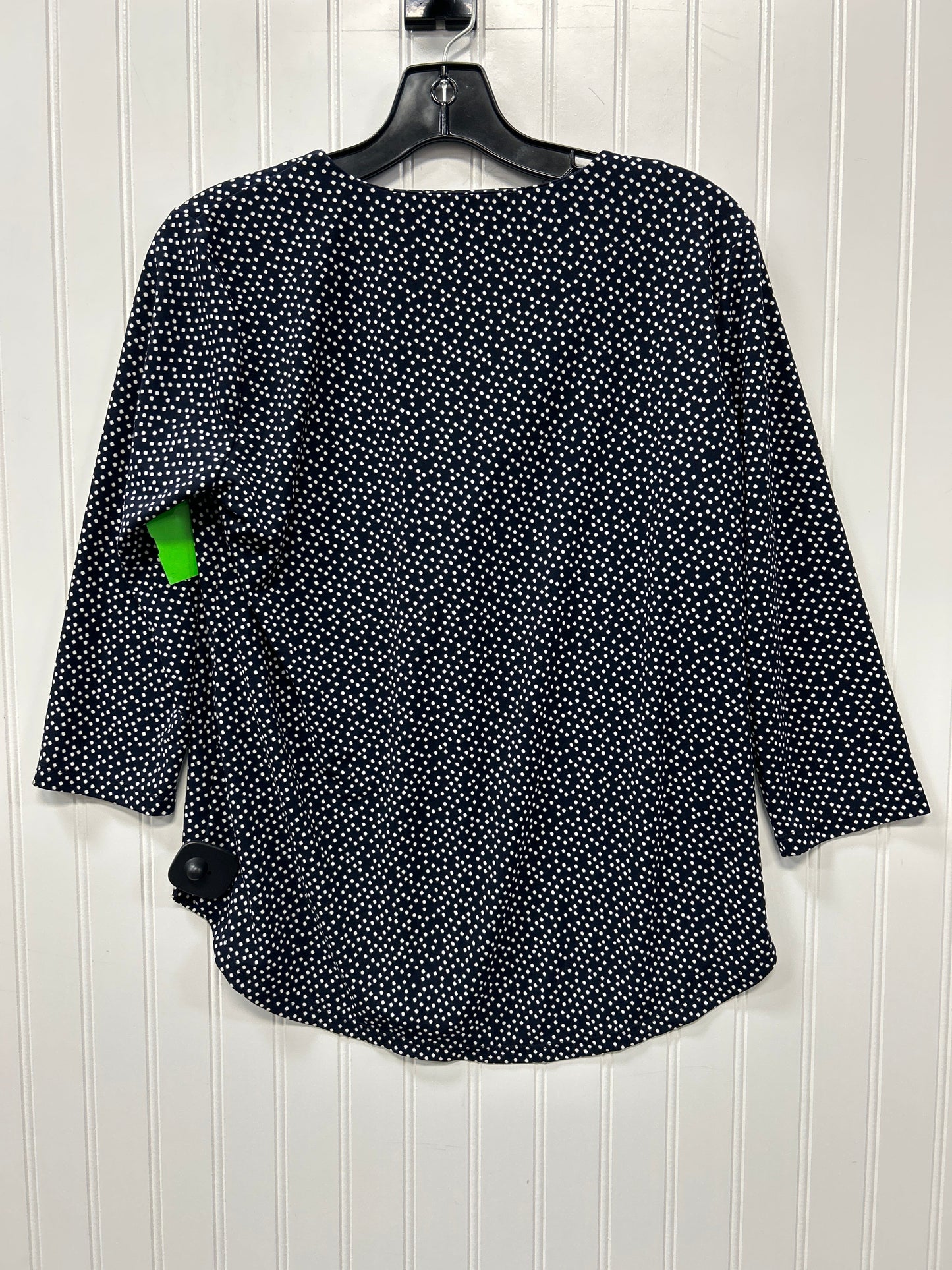 Top Ls By Ann Taylor In Navy, Size:M