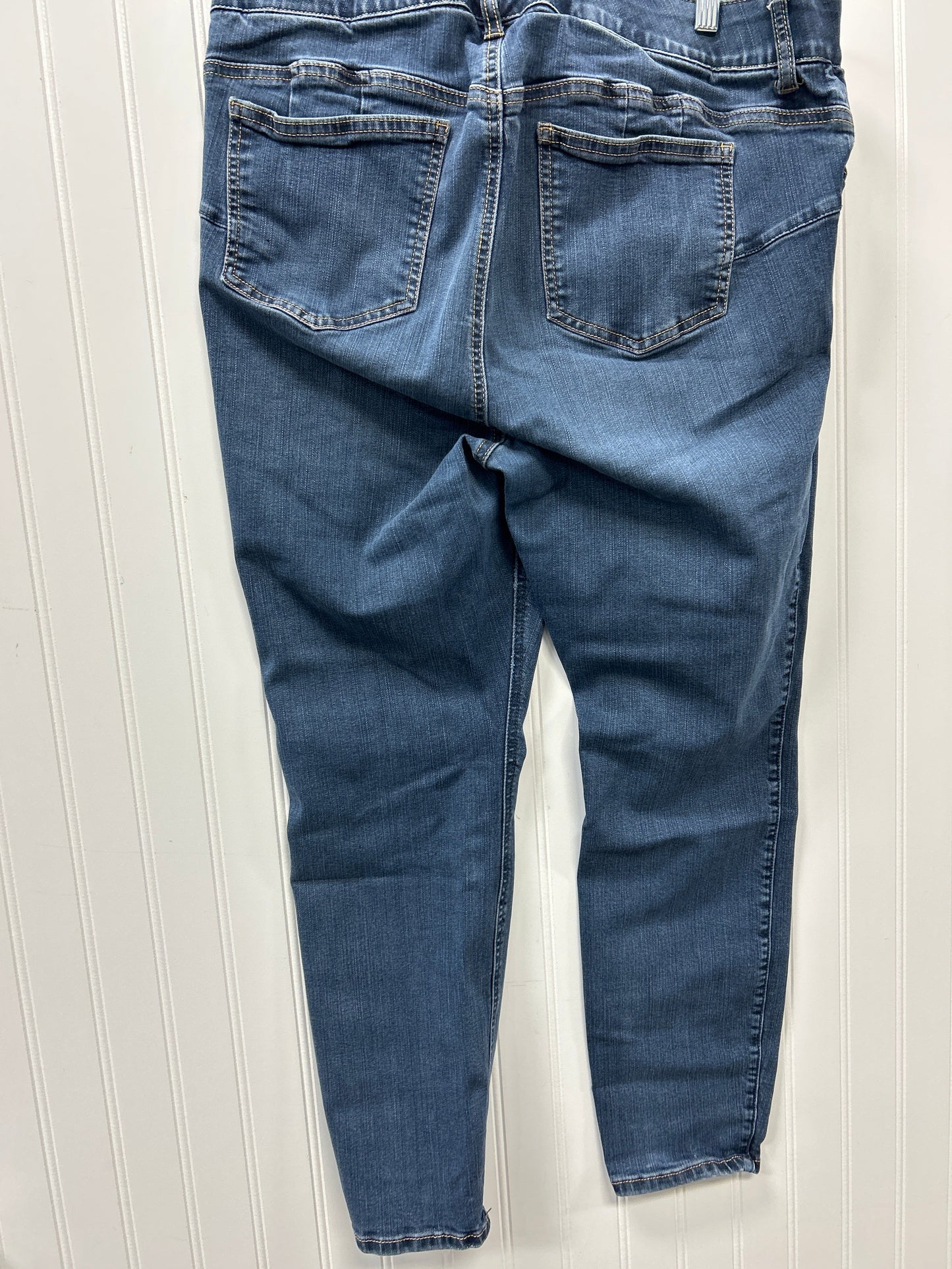 Jeans Skinny By Torrid In Blue Denim, Size:18
