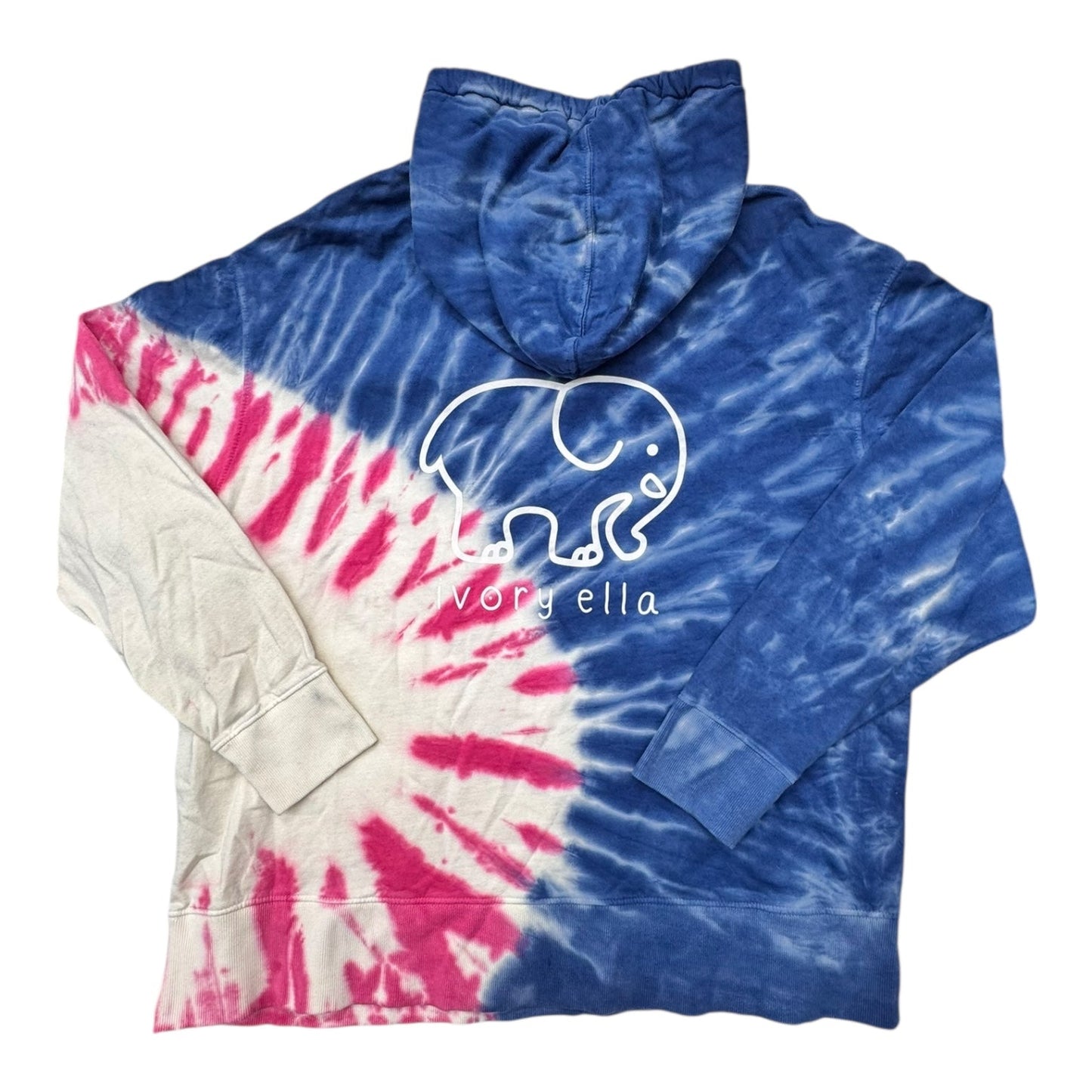 Sweatshirt Hoodie By Ivory Ella In Tie Dye Print, Size:L