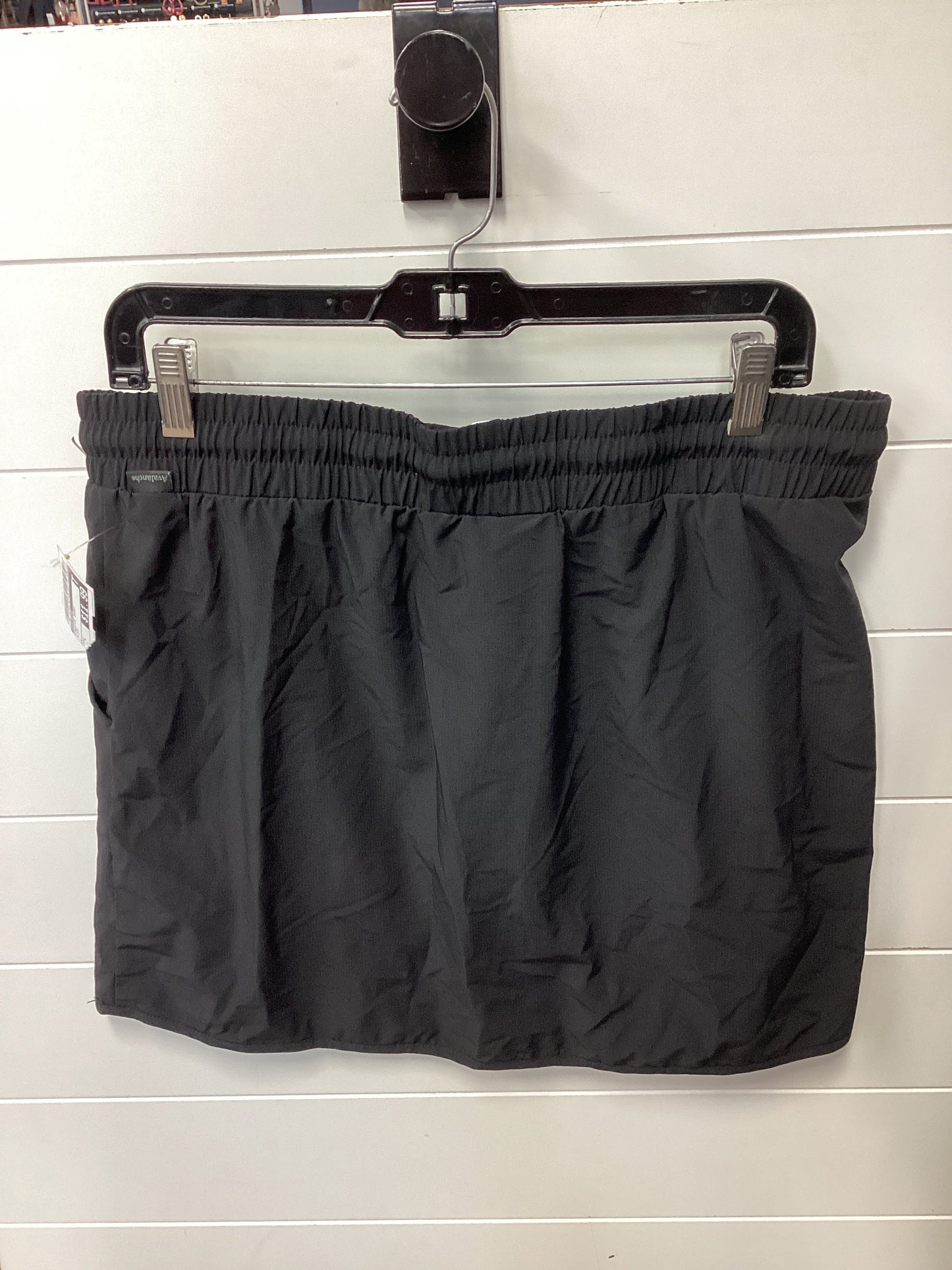 Athletic Skort By Avalanche In Black, Size:L