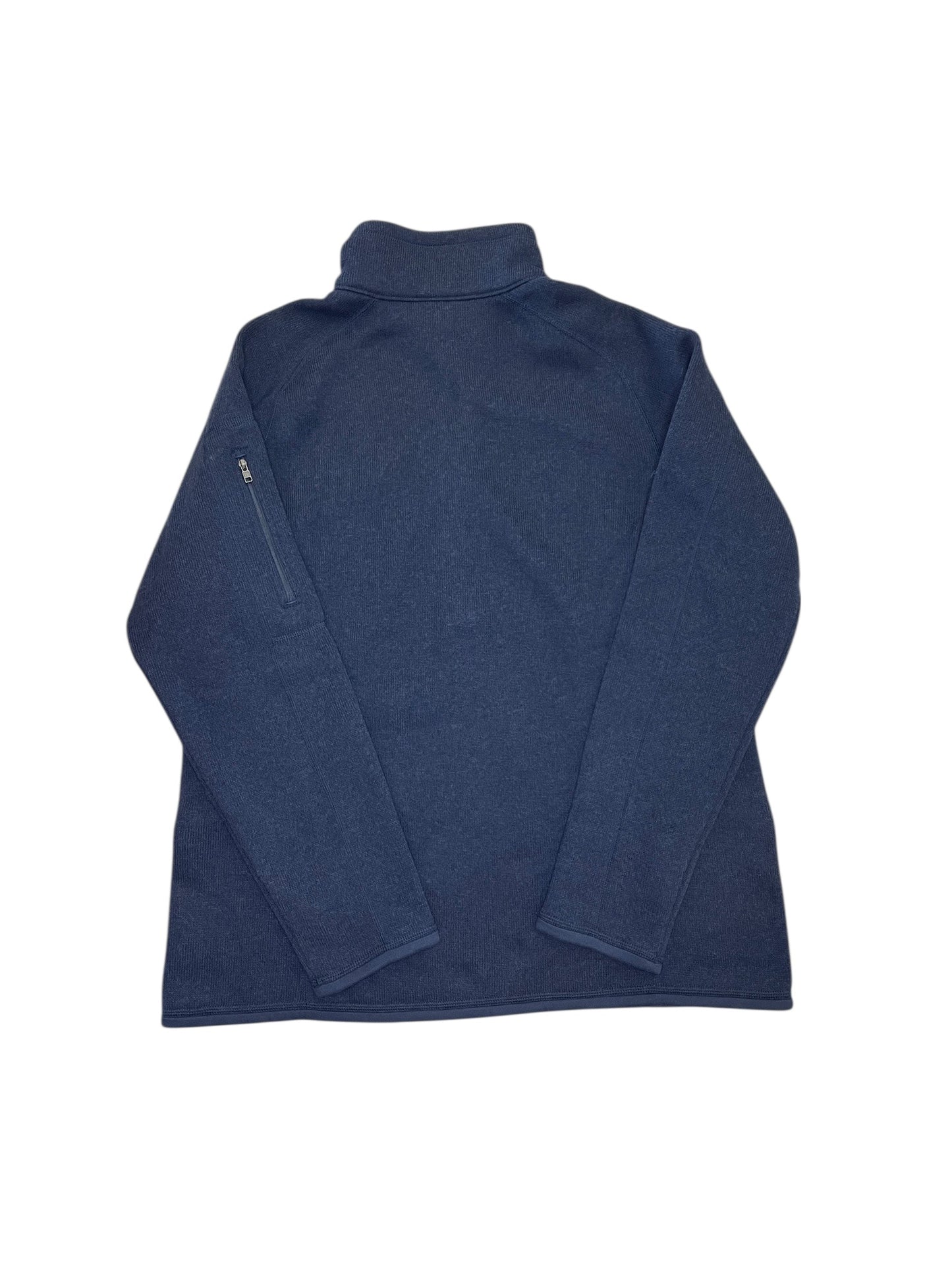 Athletic Top Ls Collar By Patagonia In Navy, Size:Xl