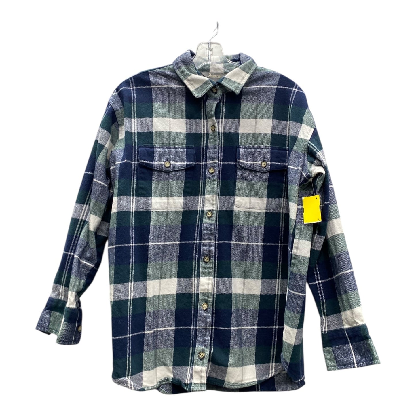 Top Ls By Natural Reflections In Blue & Green, Size:M