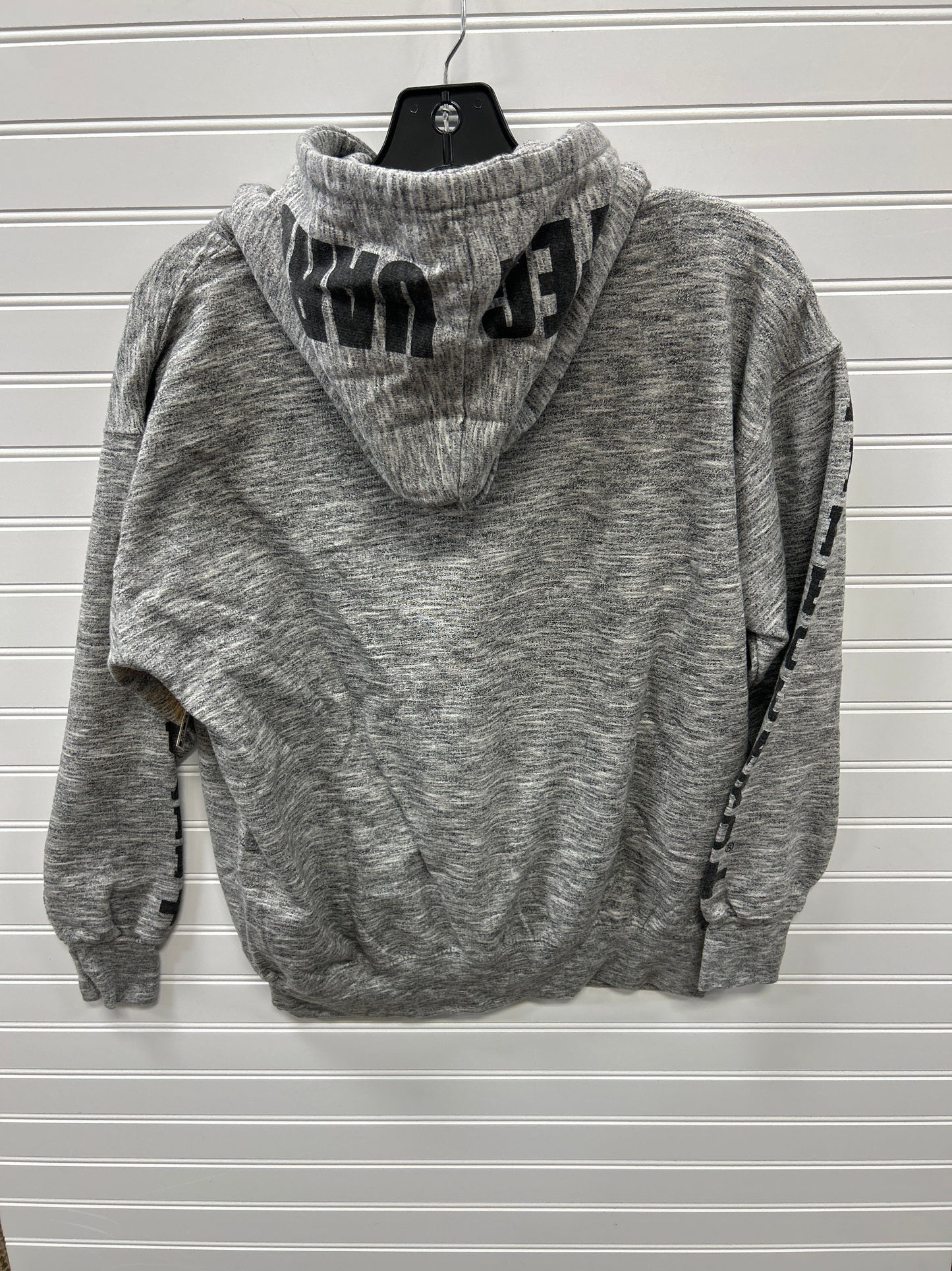 Sweatshirt Hoodie By Clothes Mentor In Grey, Size:M