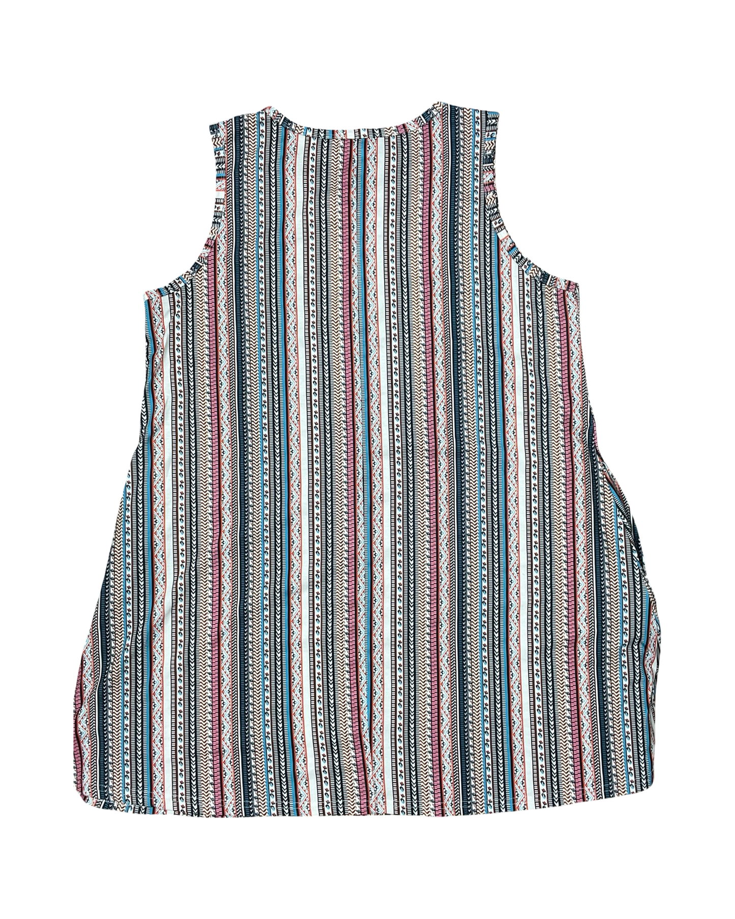 Dress Casual Midi By Maggie Barnes In Multi, Size:2X