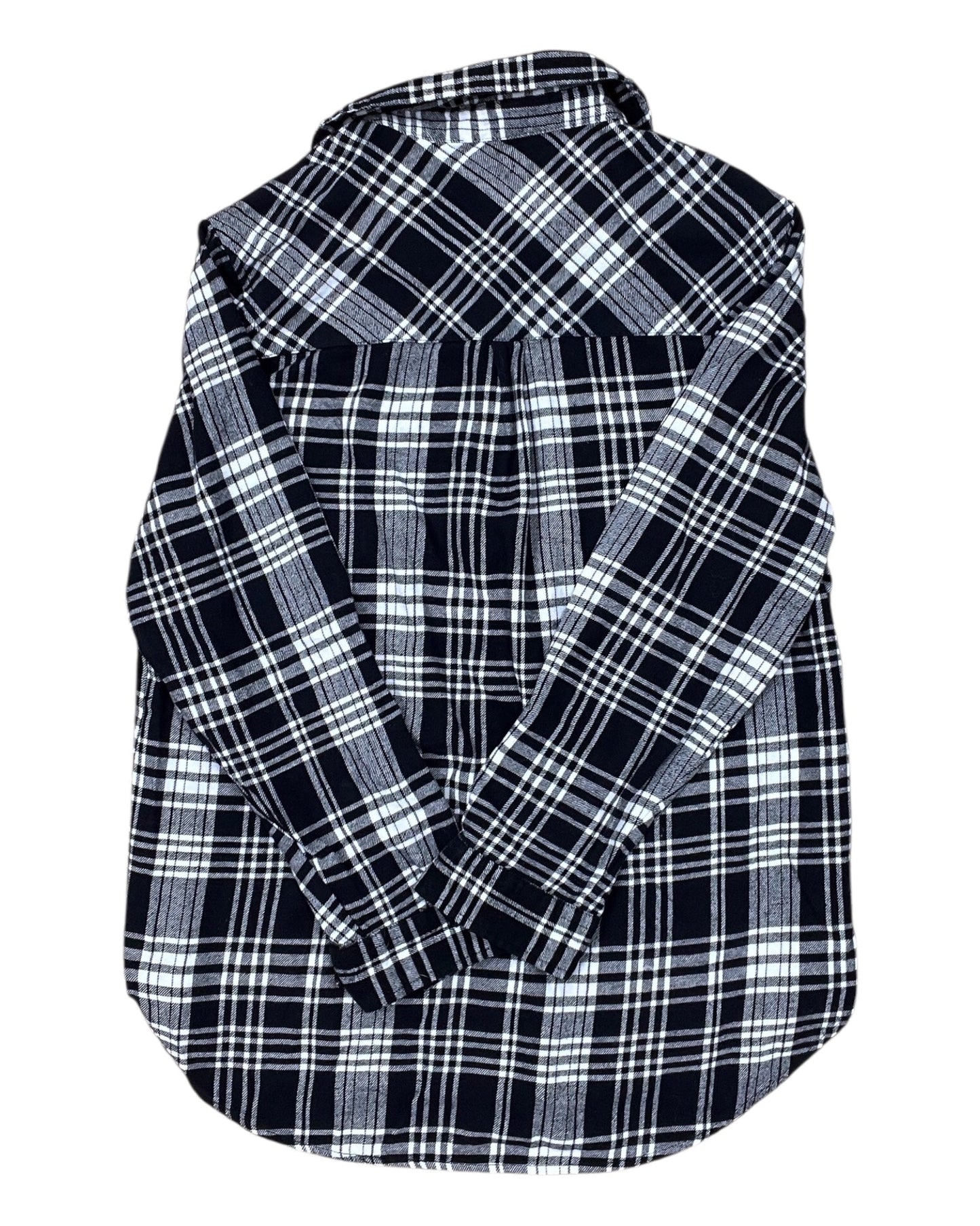 Blouse Ls By Gap In Black & White, Size:M