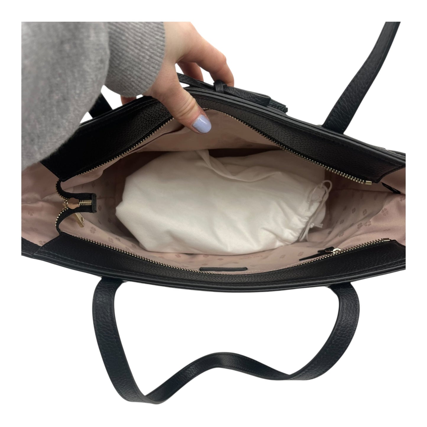 Handbag Designer By Kate Spade In Black, Size:Large