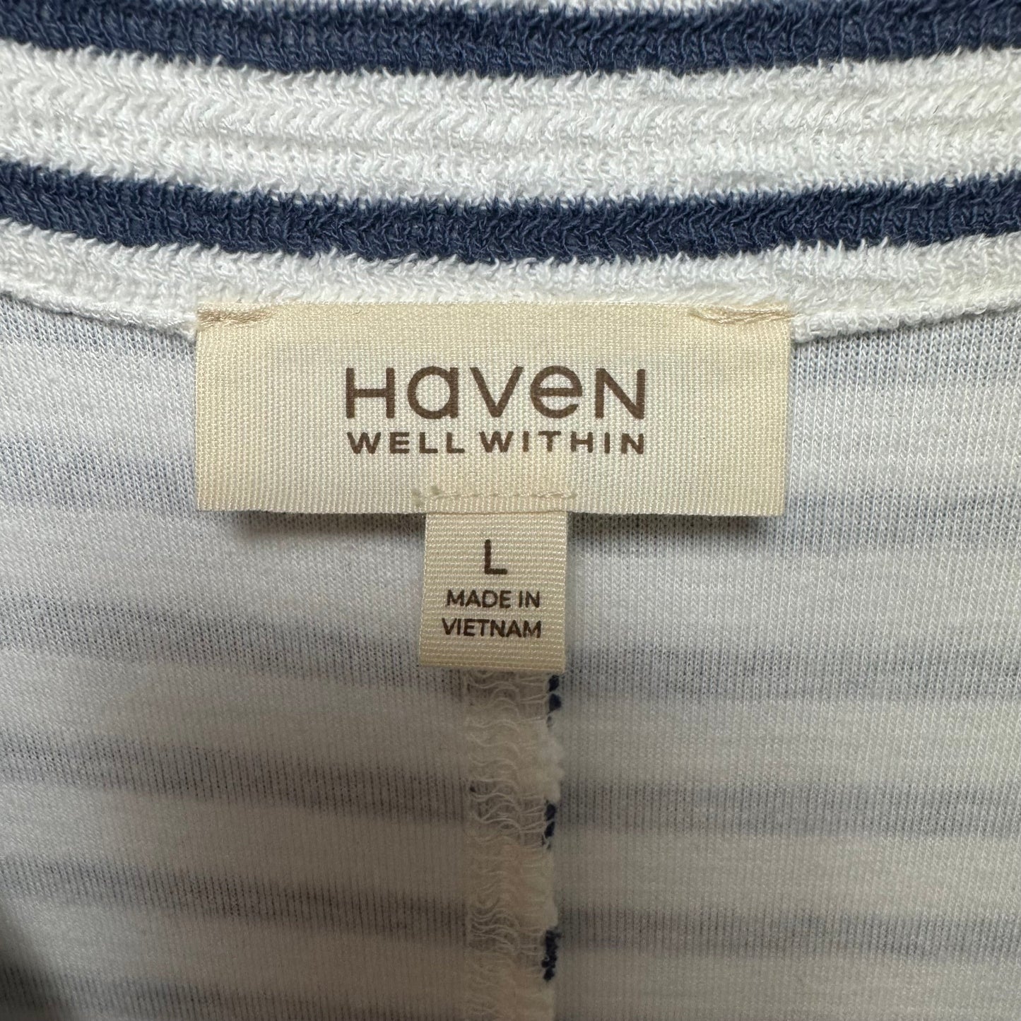 Dress Casual Maxi By Haven In Striped Pattern, Size: L