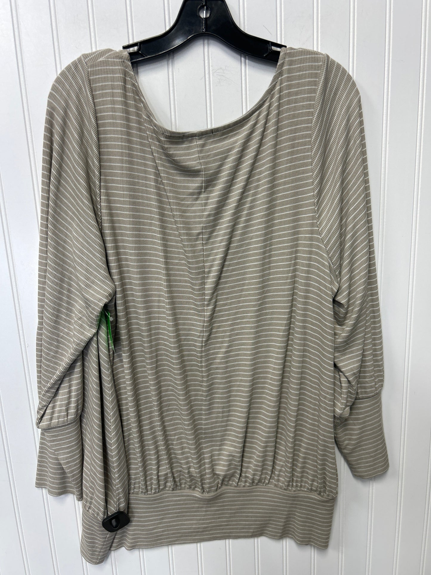 Top Ls By Lane Bryant In Cream, Size:1X