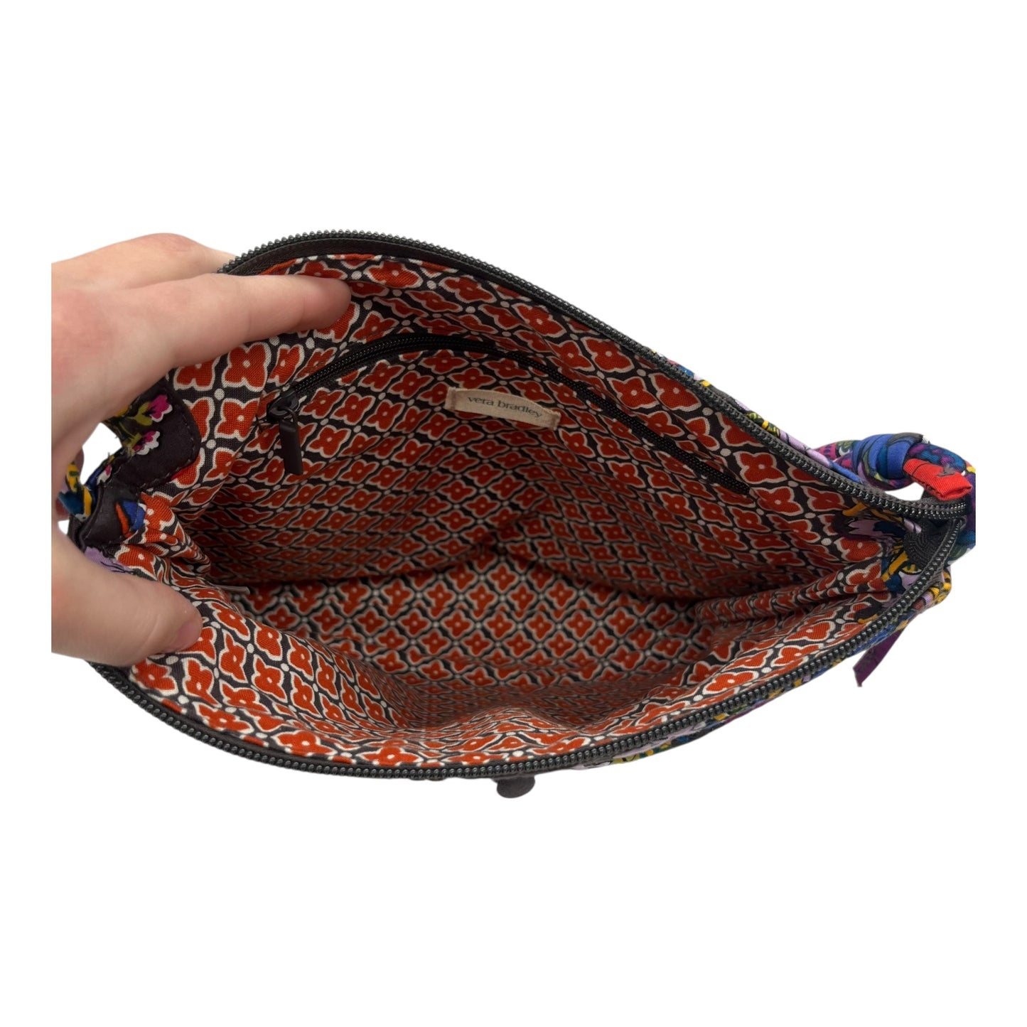 Handbag By Vera Bradley In Floral Print, Size:Small