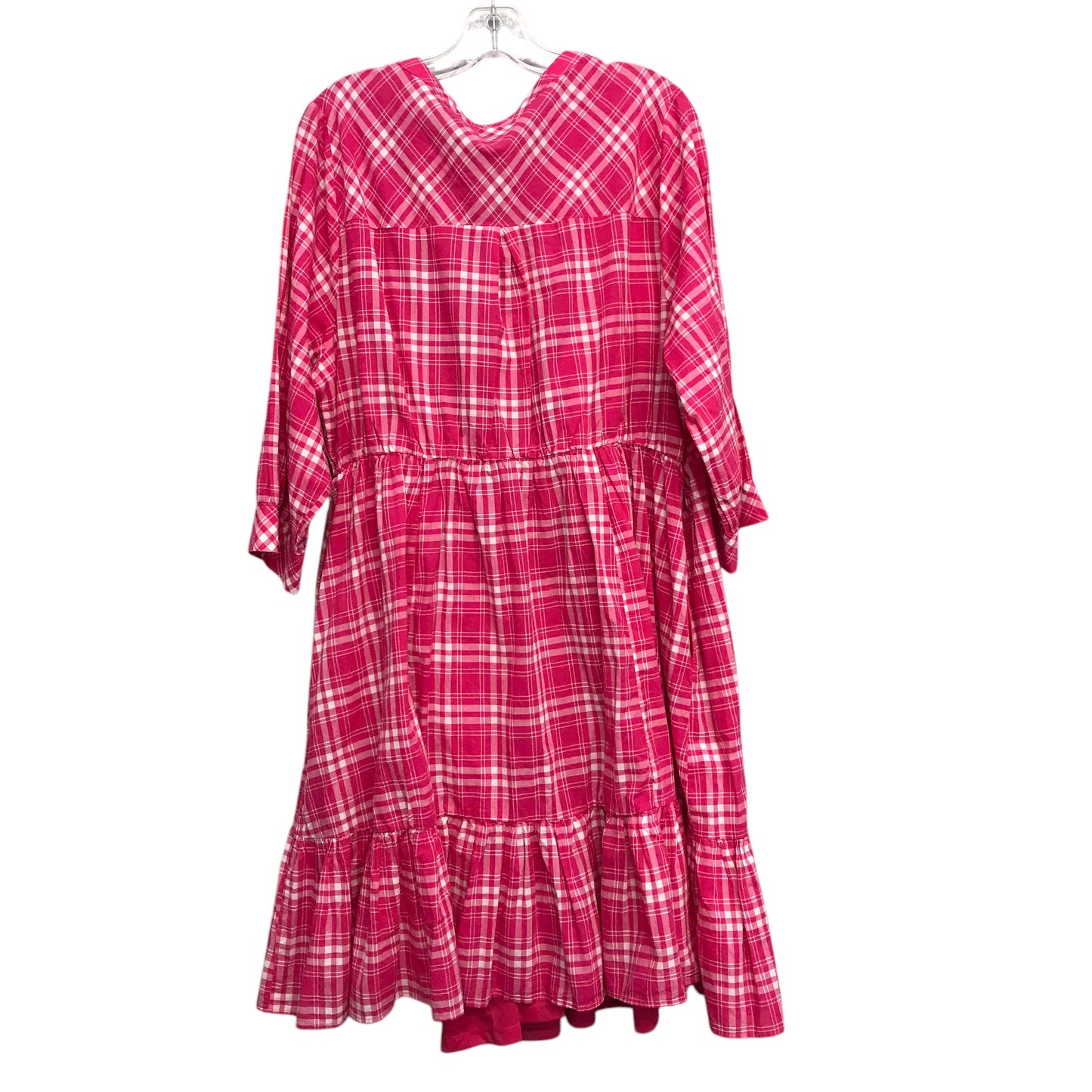 Dress Casual Short By Torrid In Pink & White, Size:2