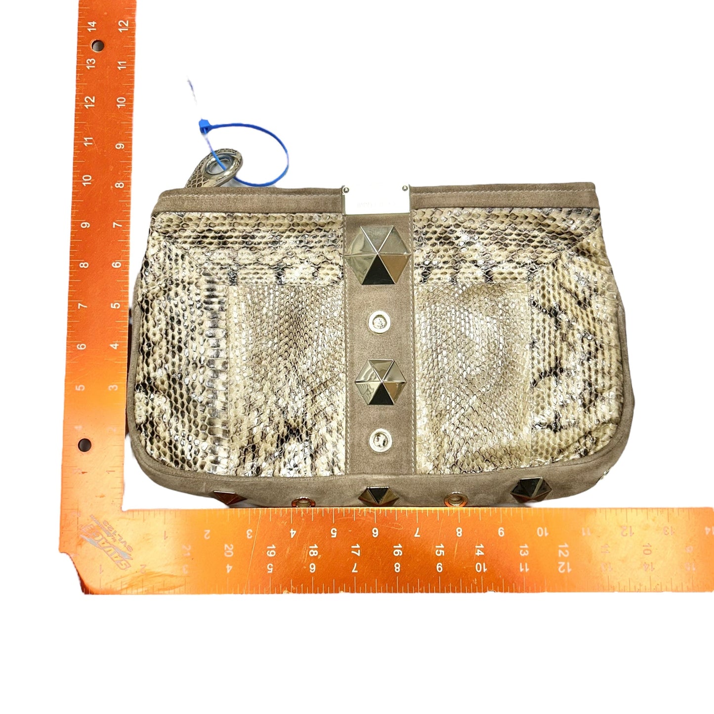 Clutch Luxury Designer By Jimmy Choo, Size: Large