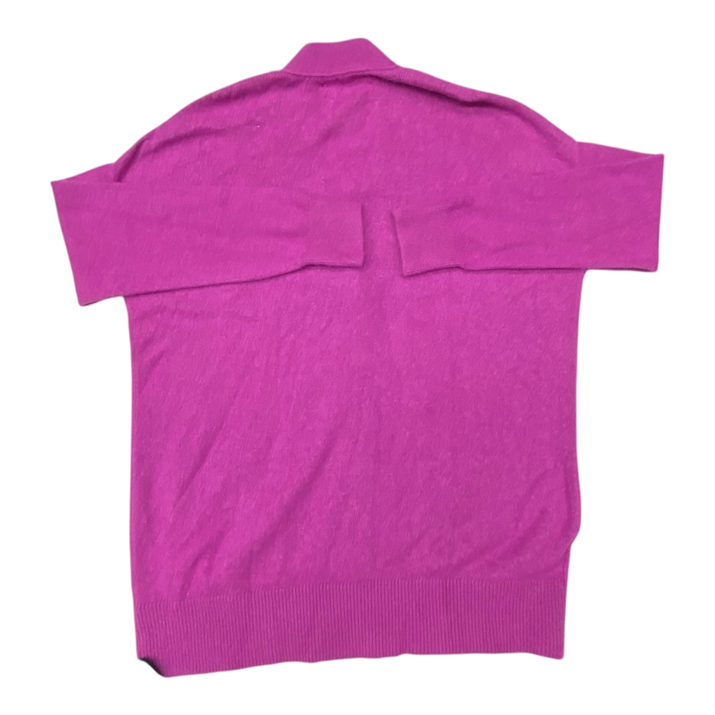 Sweater Cardigan By Loft In Pink, Size:M