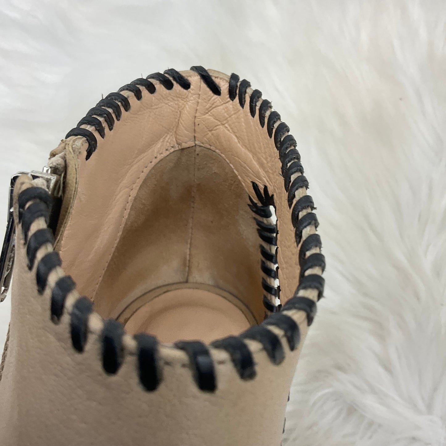 Sandals Heels Block By Loeffler Randall In Tan, Size: 7