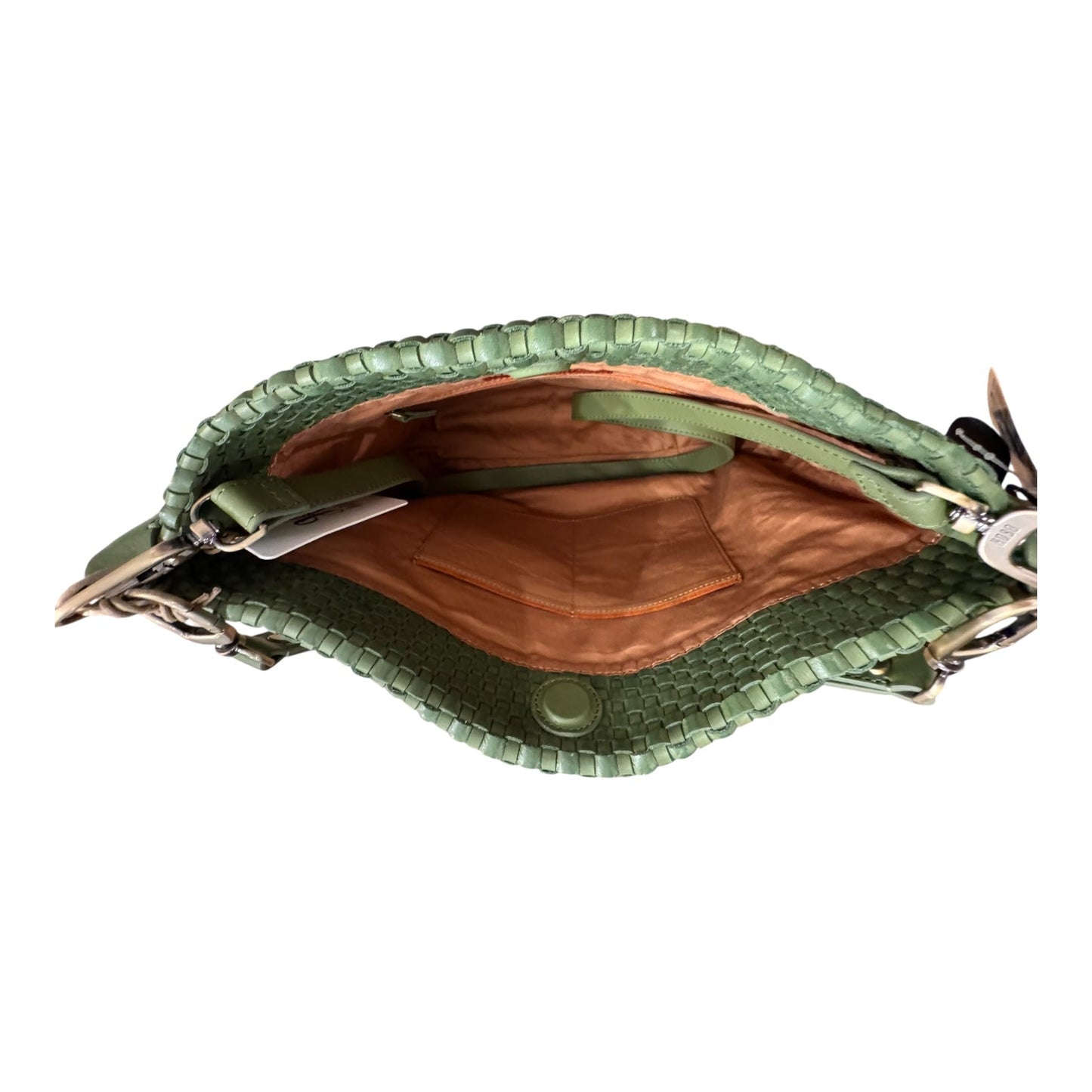 Handbag Leather By Hobo Intl In Green, Size:Large