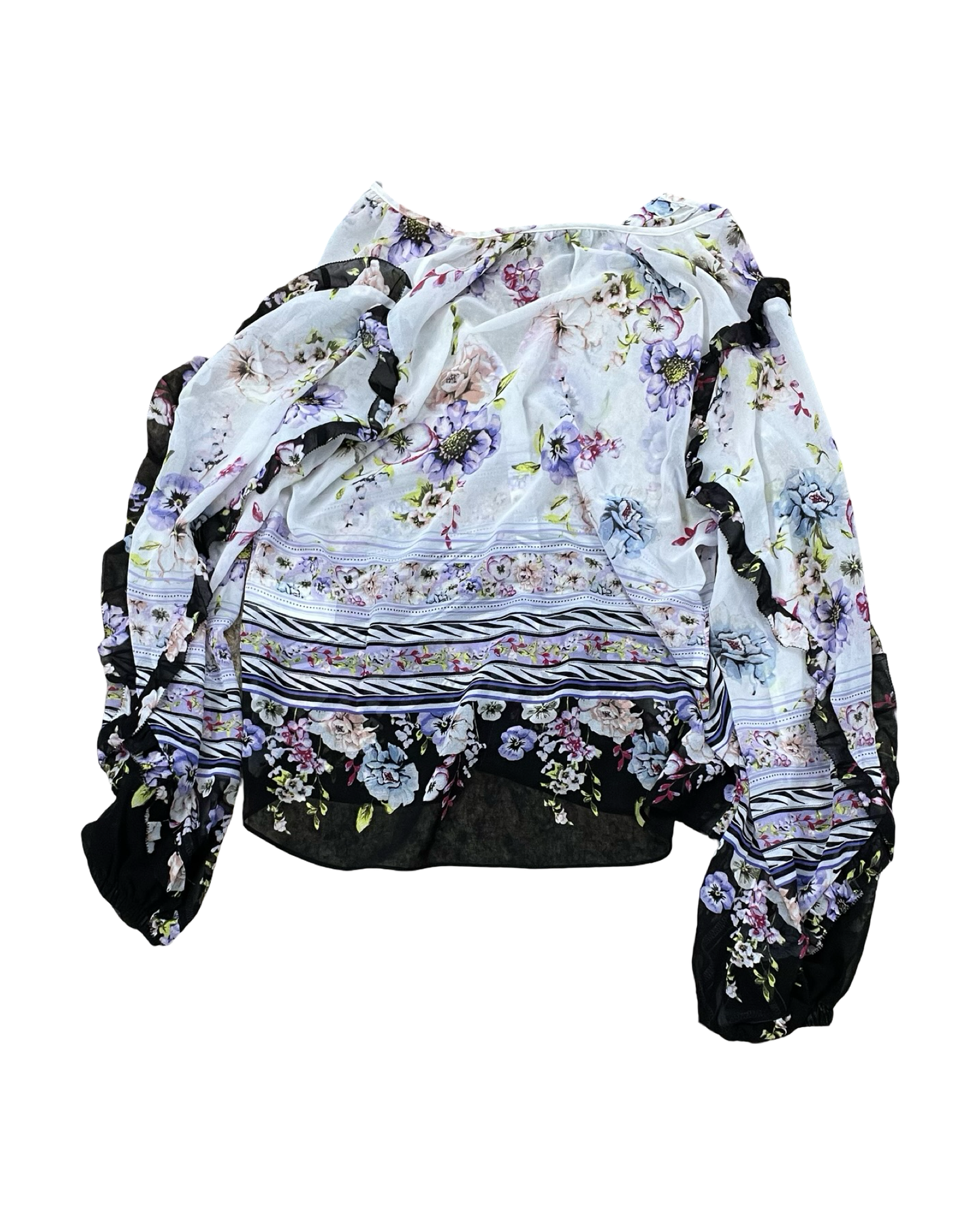 Top Ls By White House Black Market In Floral Print, Size:S