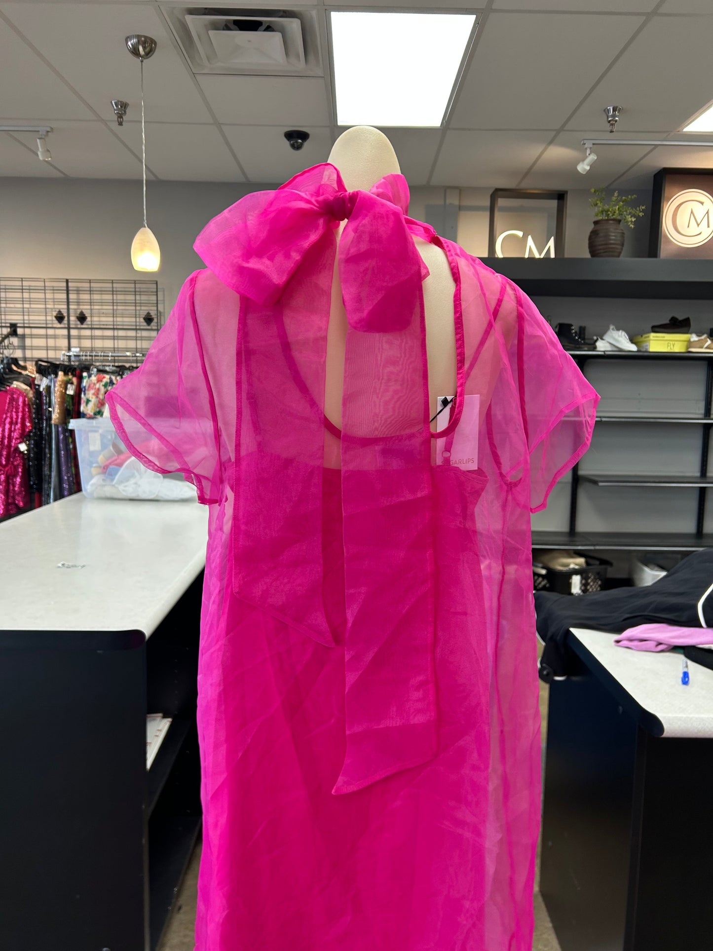 Dress Party Long By Sugar Lips In Pink, Size:L