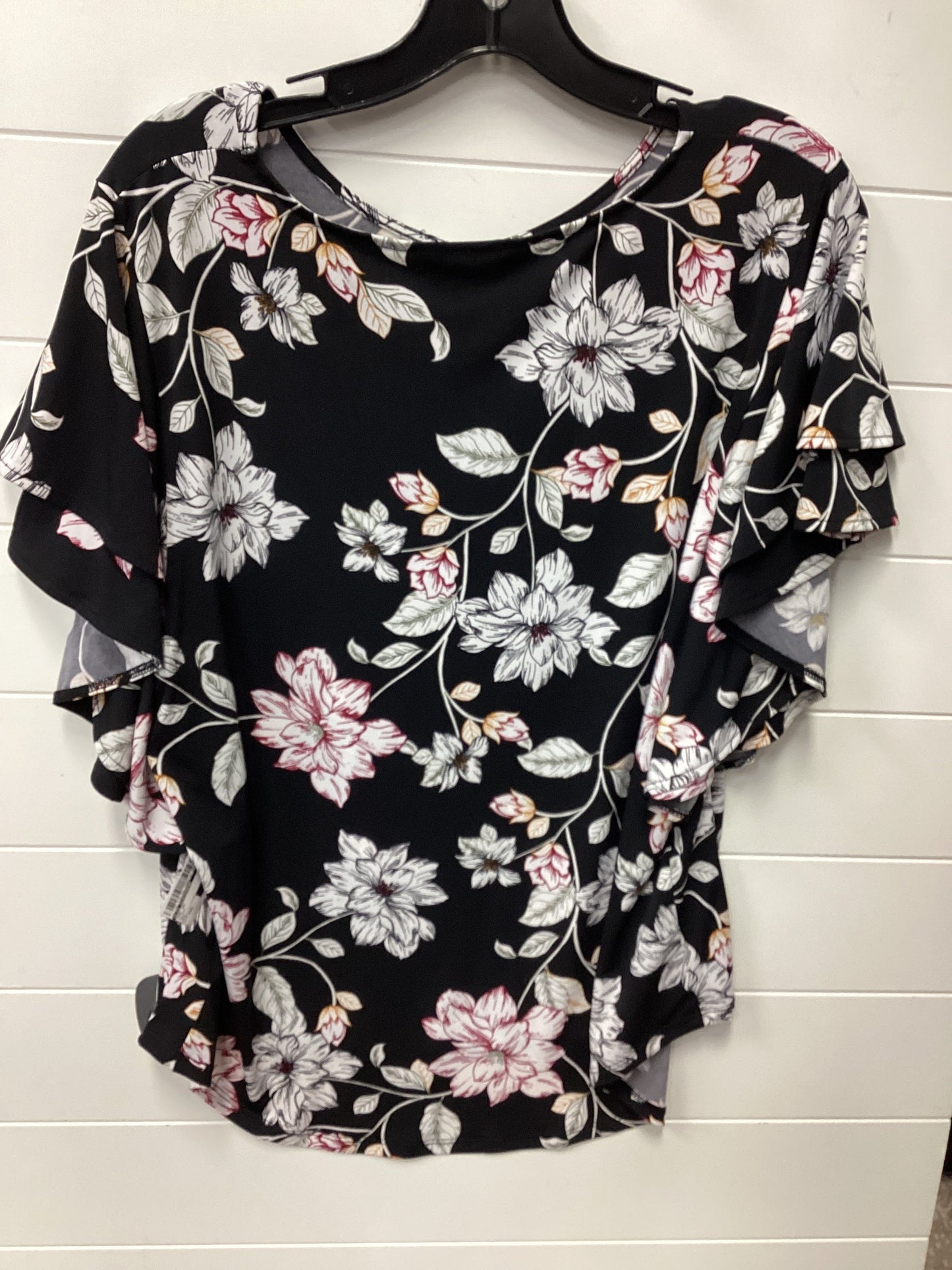 Top Ss By Liz Claiborne In Black, Size:Xxl