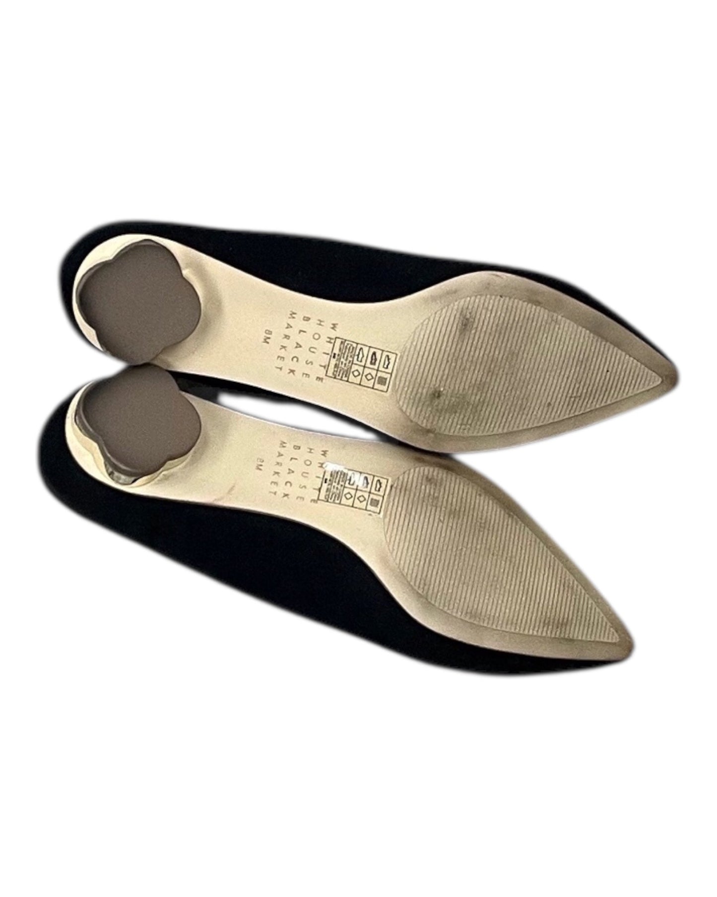 Shoes Flats By White House Black Market In Black, Size:8