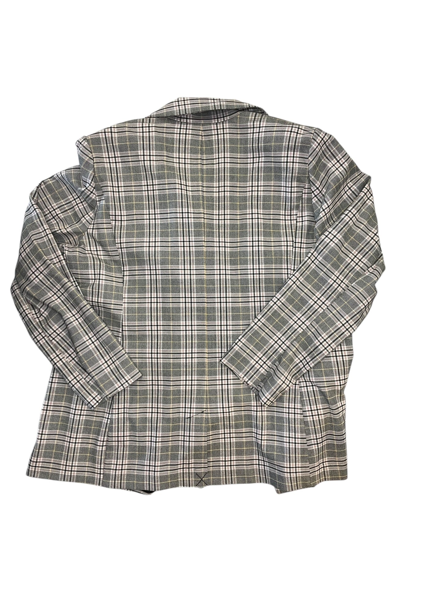 Blazer By Lane Bryant In Checkered Pattern, Size:3X