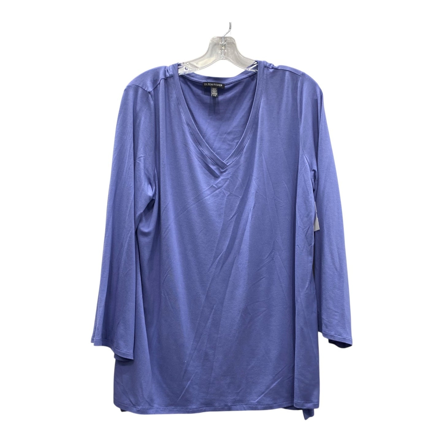 Top Ls Basic By Eileen Fisher In Blue, Size:L