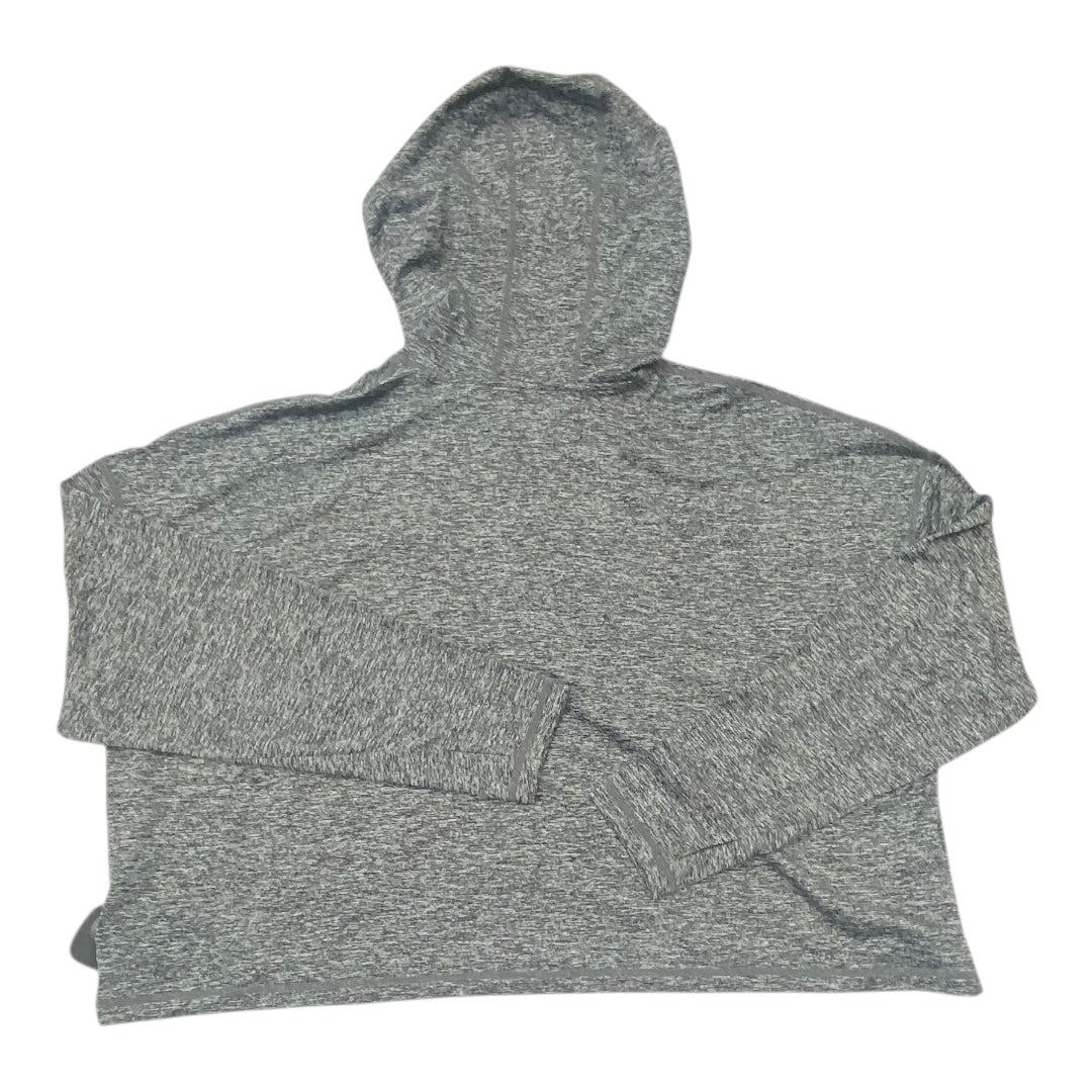 Athletic Top Ls Hoodie By Athleta In Grey, Size:L