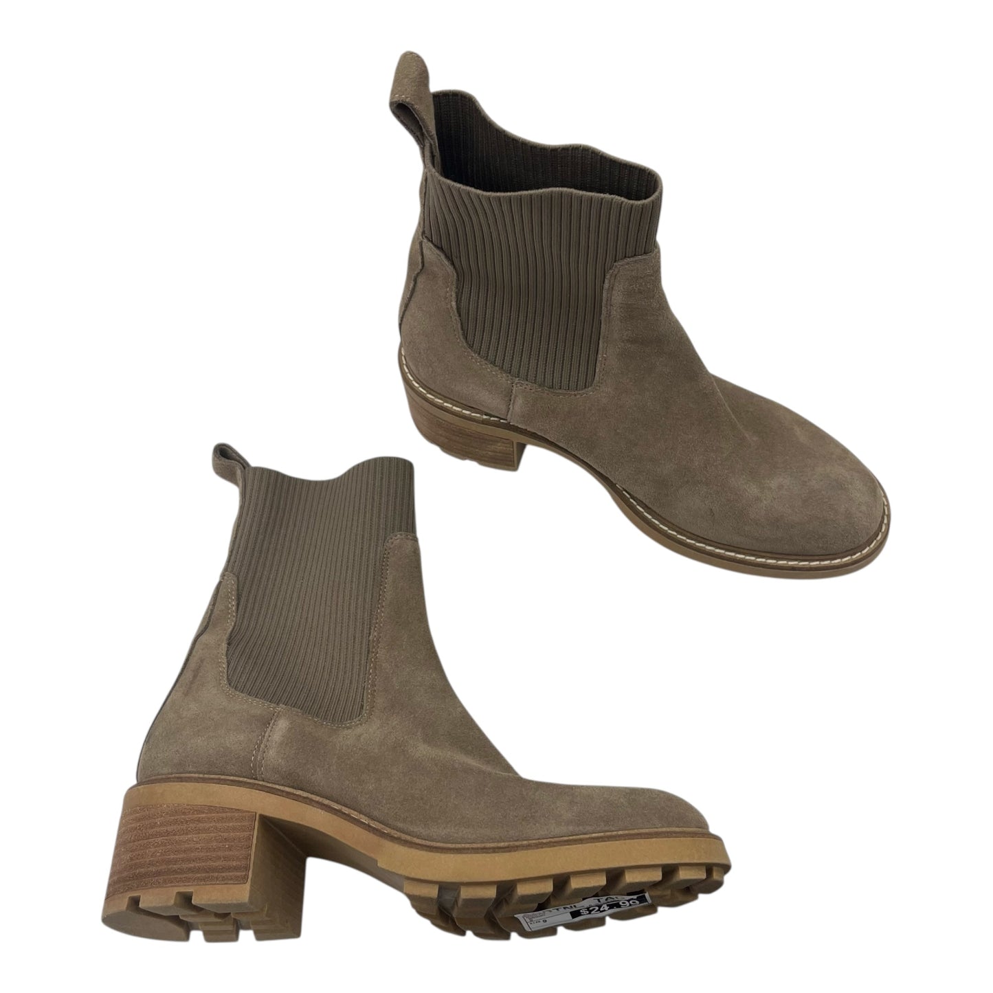 Boots Ankle Heels By Steve Madden In Brown, Size:9