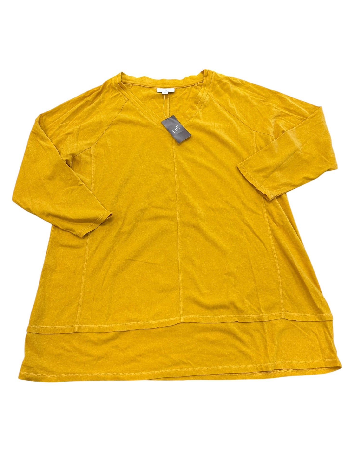 Top Ls Basic By J. Jill In Yellow, Size:M