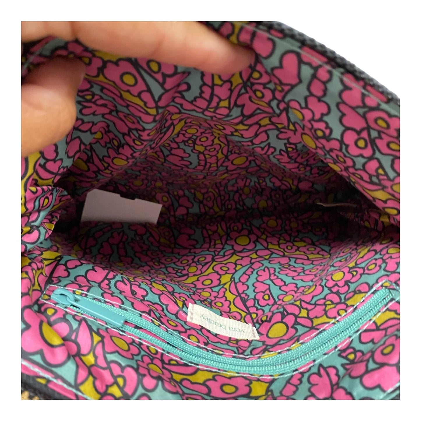 Handbag By Vera Bradley In Black, Size:Medium