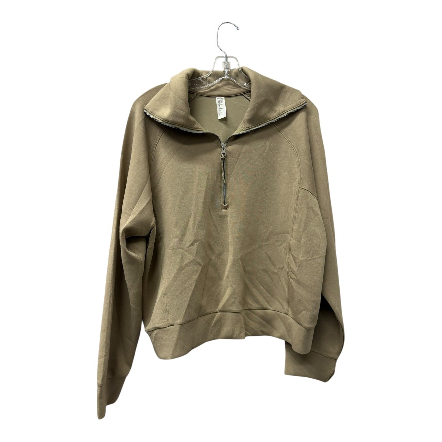 Sweatshirt Collar By Spanx In Tan, Size:Xl
