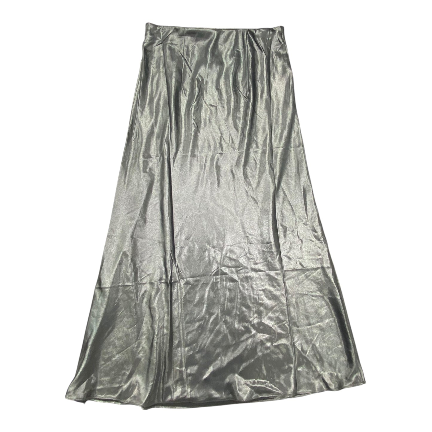 Skirt Maxi By Loft In Silver, Size:S