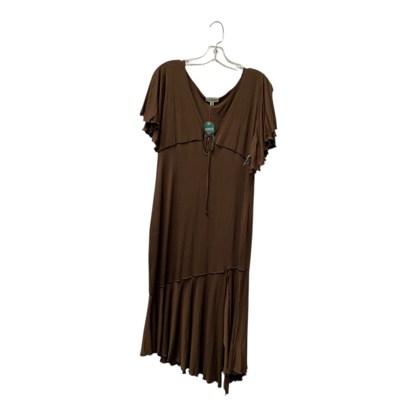 Dress Casual Short By Earthbound In Brown, Size:Xl