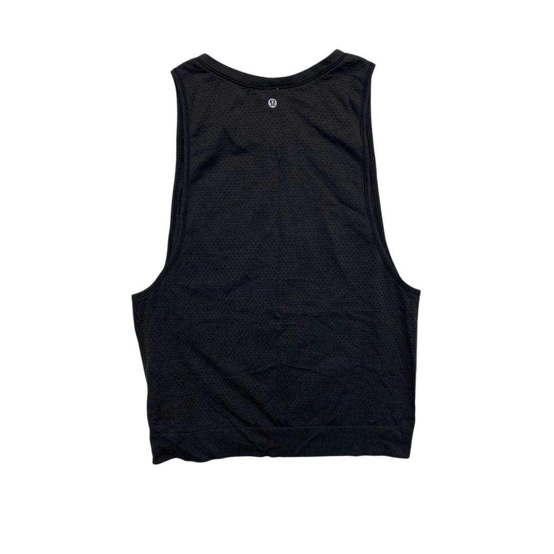 Athletic Tank Top By Lululemon In Black, Size:M
