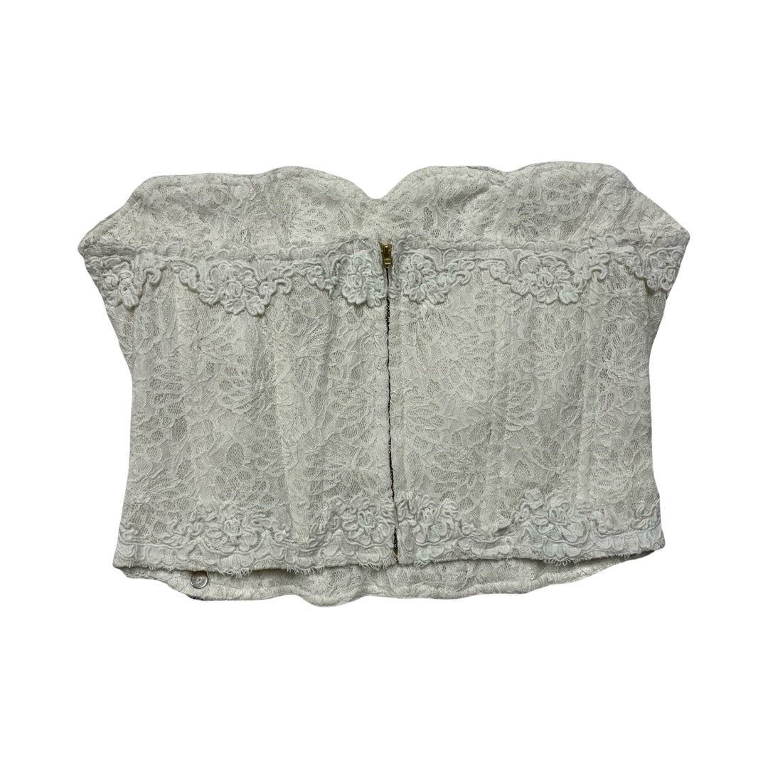 Top Sleeveless By Loveshackfancy In Cream, Size:8