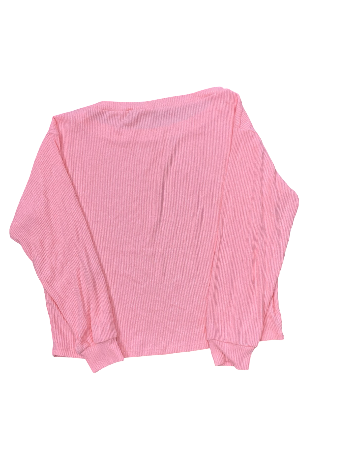 Top Ls Basic By Bke In Peach, Size:L