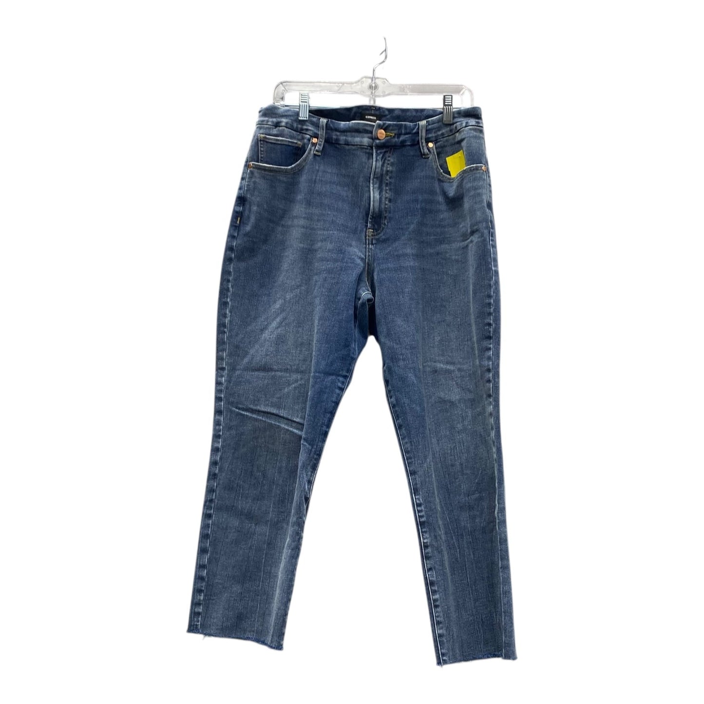 Jeans Straight By Express In Blue, Size:12