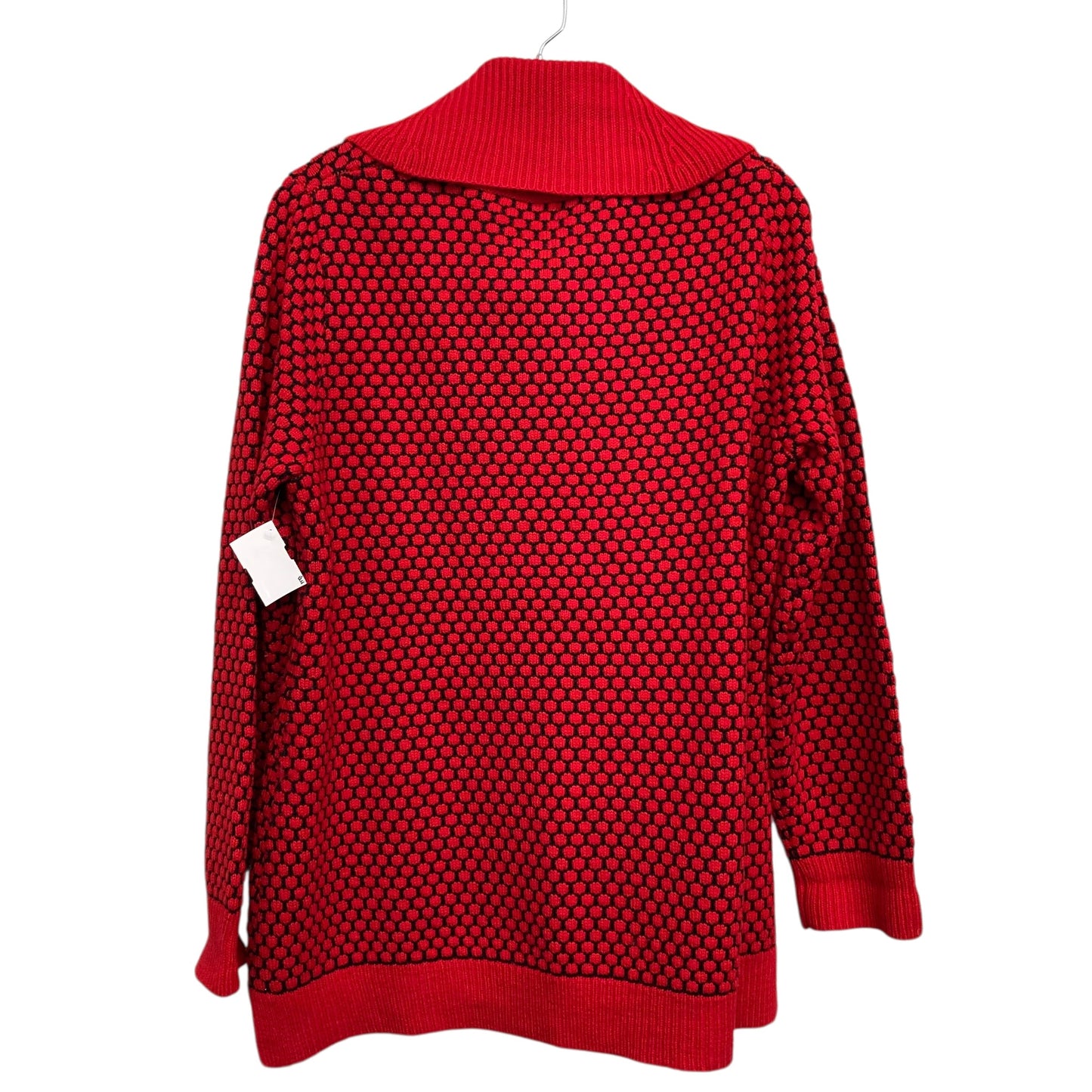 Sweater By Calvin Klein In Black & Red, Size:L