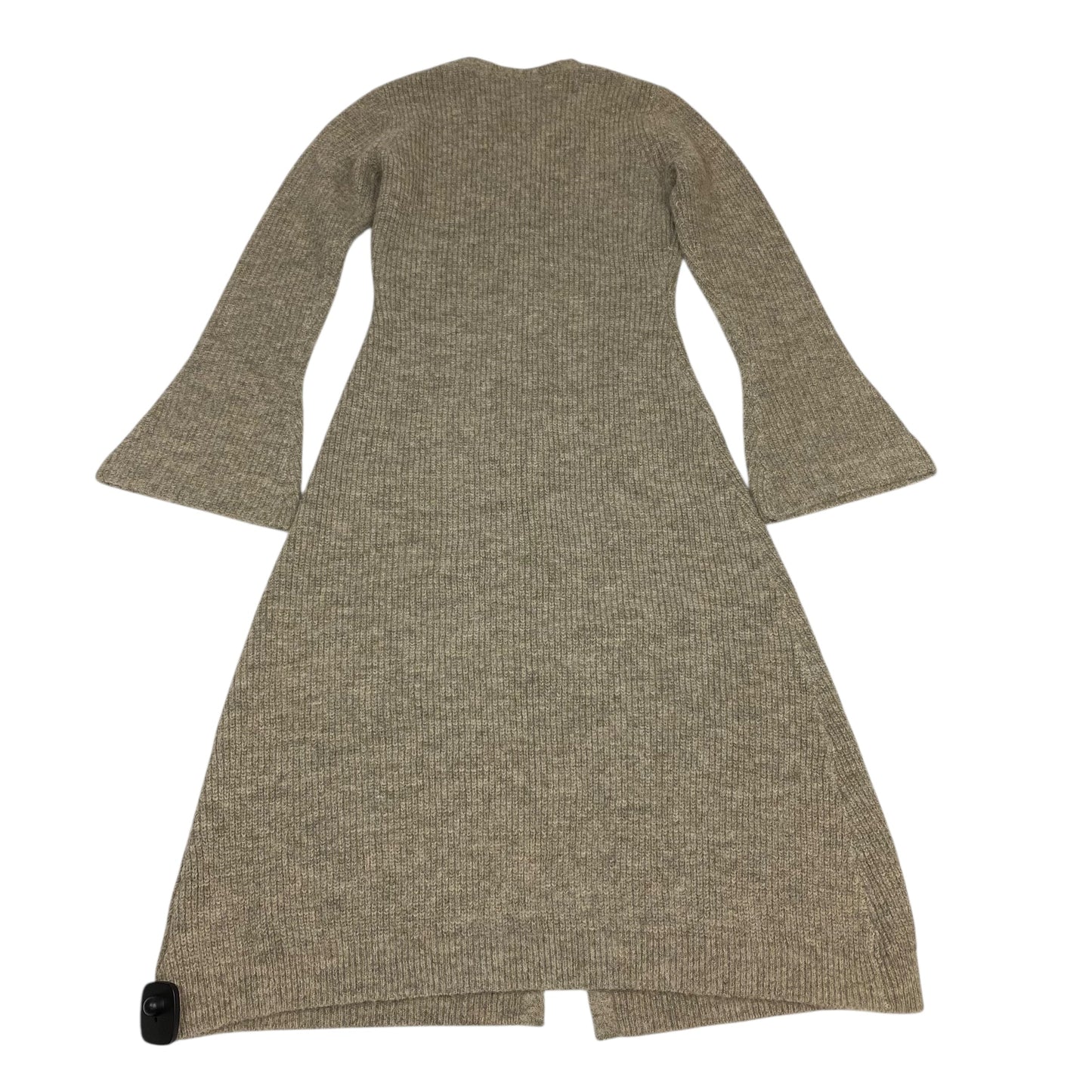 Dress Sweater By Commense In Tan, Size:Xs