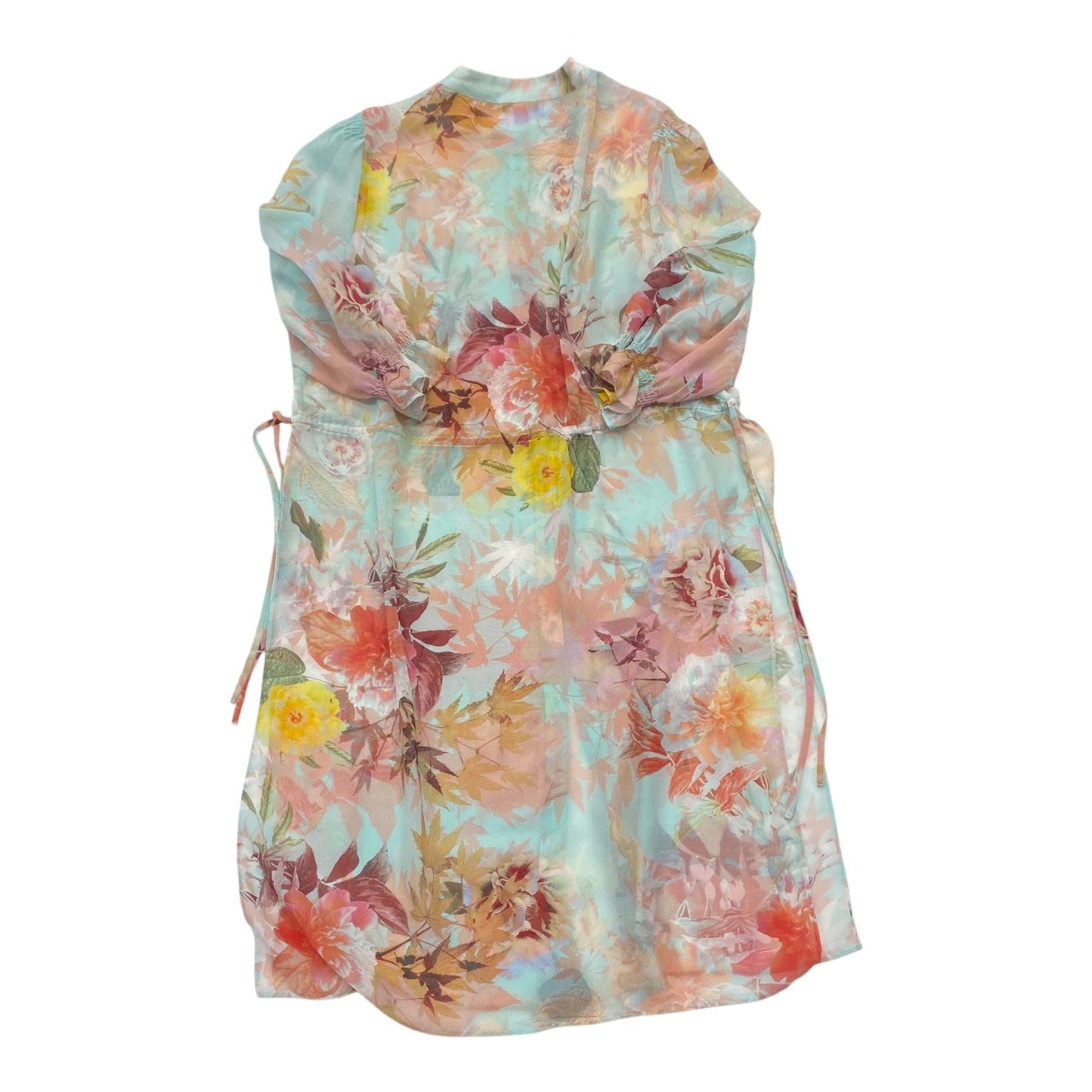 Tunic Ls By Vince Camuto In Floral Print, Size:L